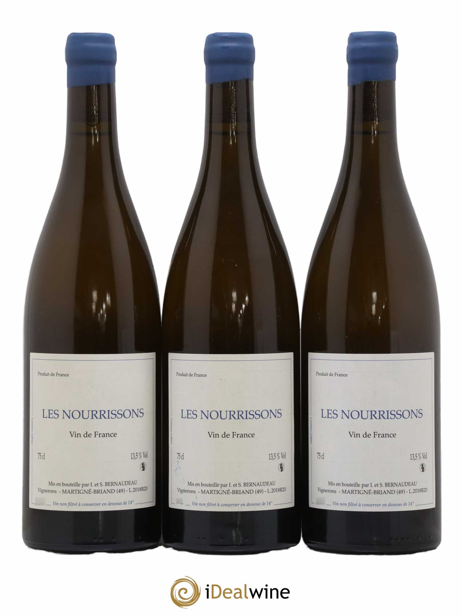 Vin de France Les Nourrissons Stéphane Bernaudeau 2018 - Lot de 3 bouteilles - 0