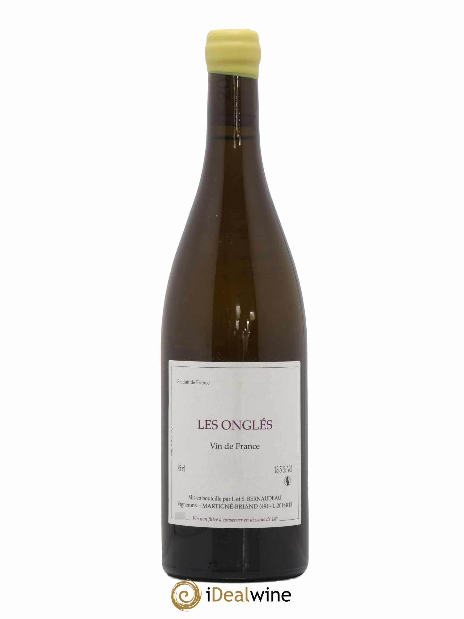 Vin de France Les Onglés Stéphane Bernaudeau 2018 - Posten von 1 Flasche - 0