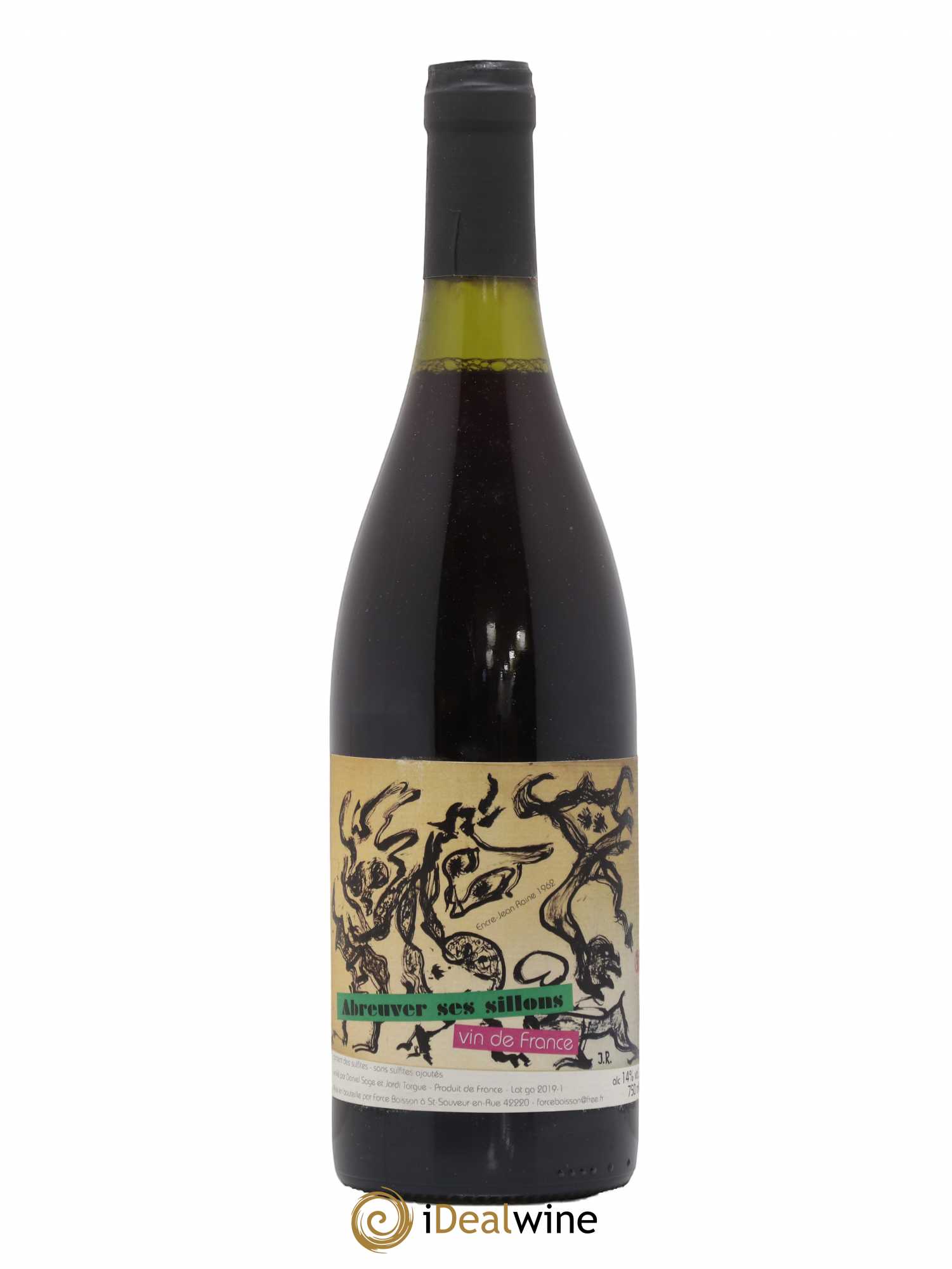 Vin de France Abreuver ses sillons Daniel Sage 2018 - Lot de 1 bouteille - 0