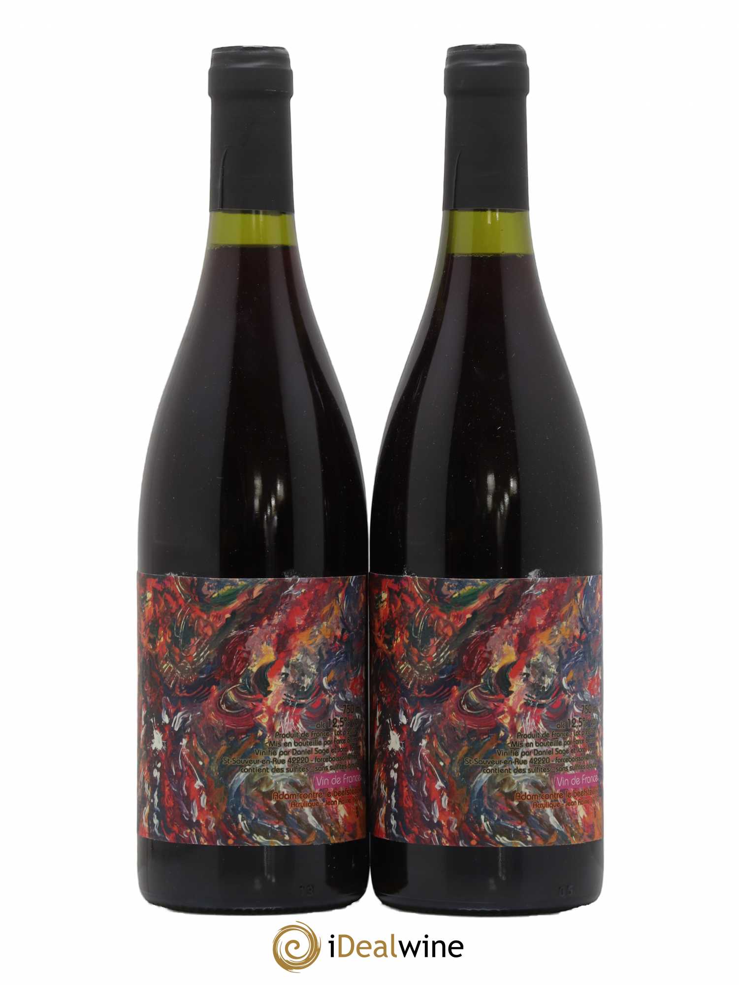 Vin de France Adam Contre le Beefsteak Daniel Sage 2018 - Lot de 2 bouteilles - 0