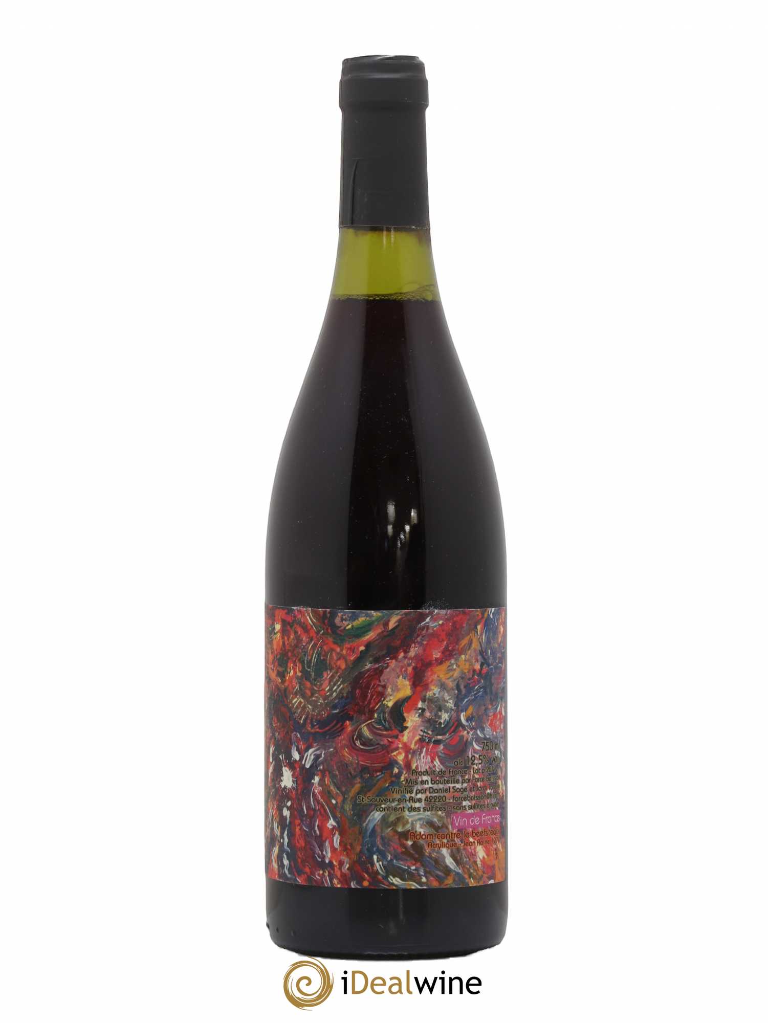 Vin de France Adam Contre le Beefsteak Daniel Sage 2018 - Lot de 1 bouteille - 0