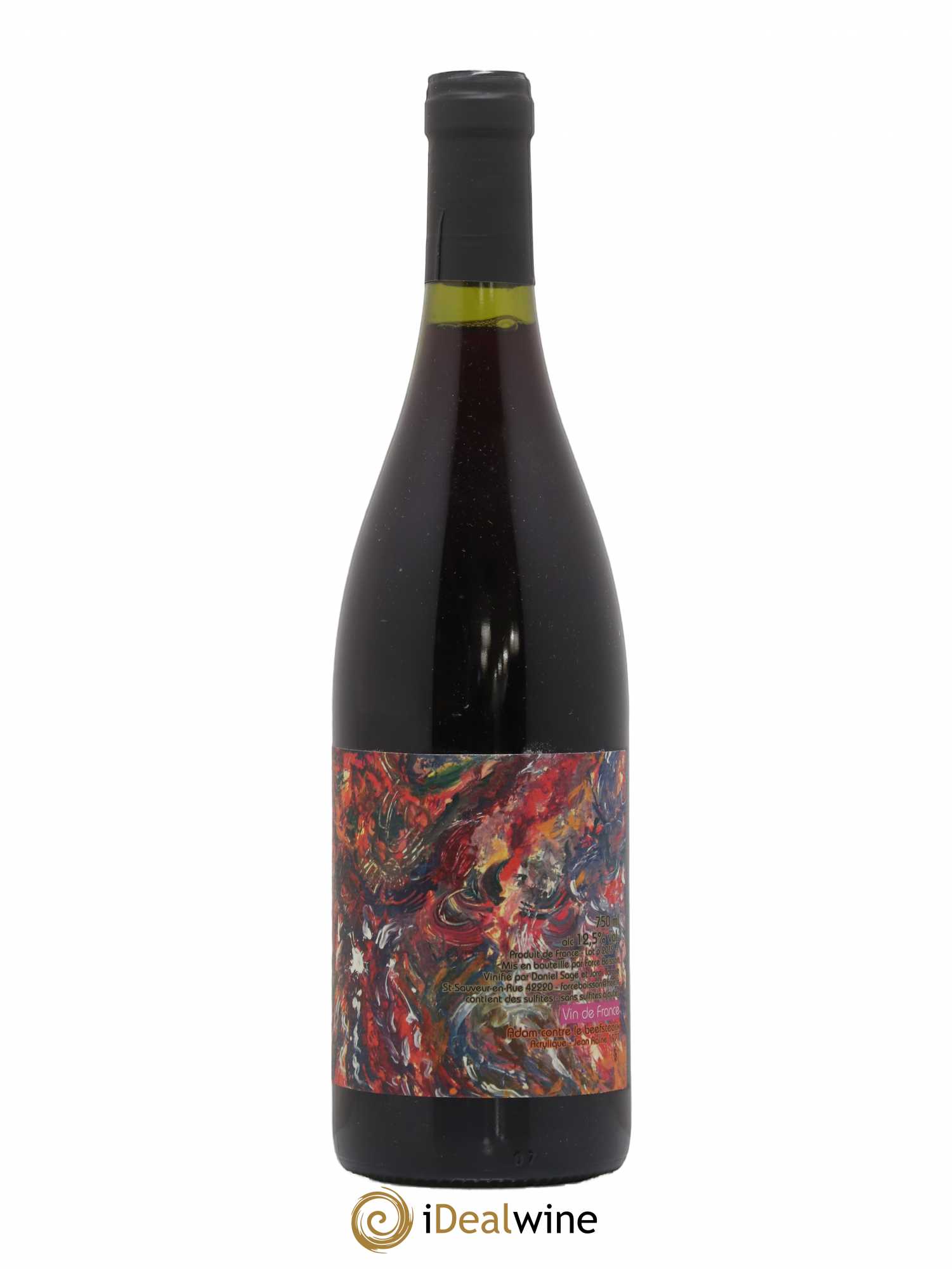 Vin de France Adam Contre le Beefsteak Daniel Sage 2018 - Lot de 1 bouteille - 0