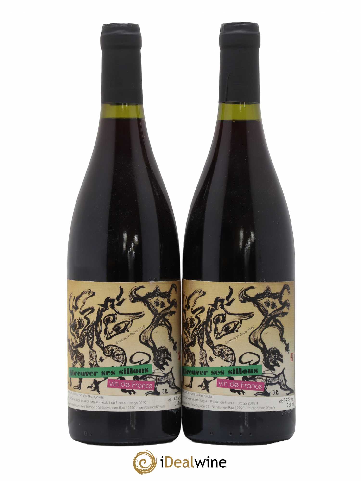 Vin de France Abreuver ses sillons Daniel Sage 2018 - Lot de 2 bouteilles - 0