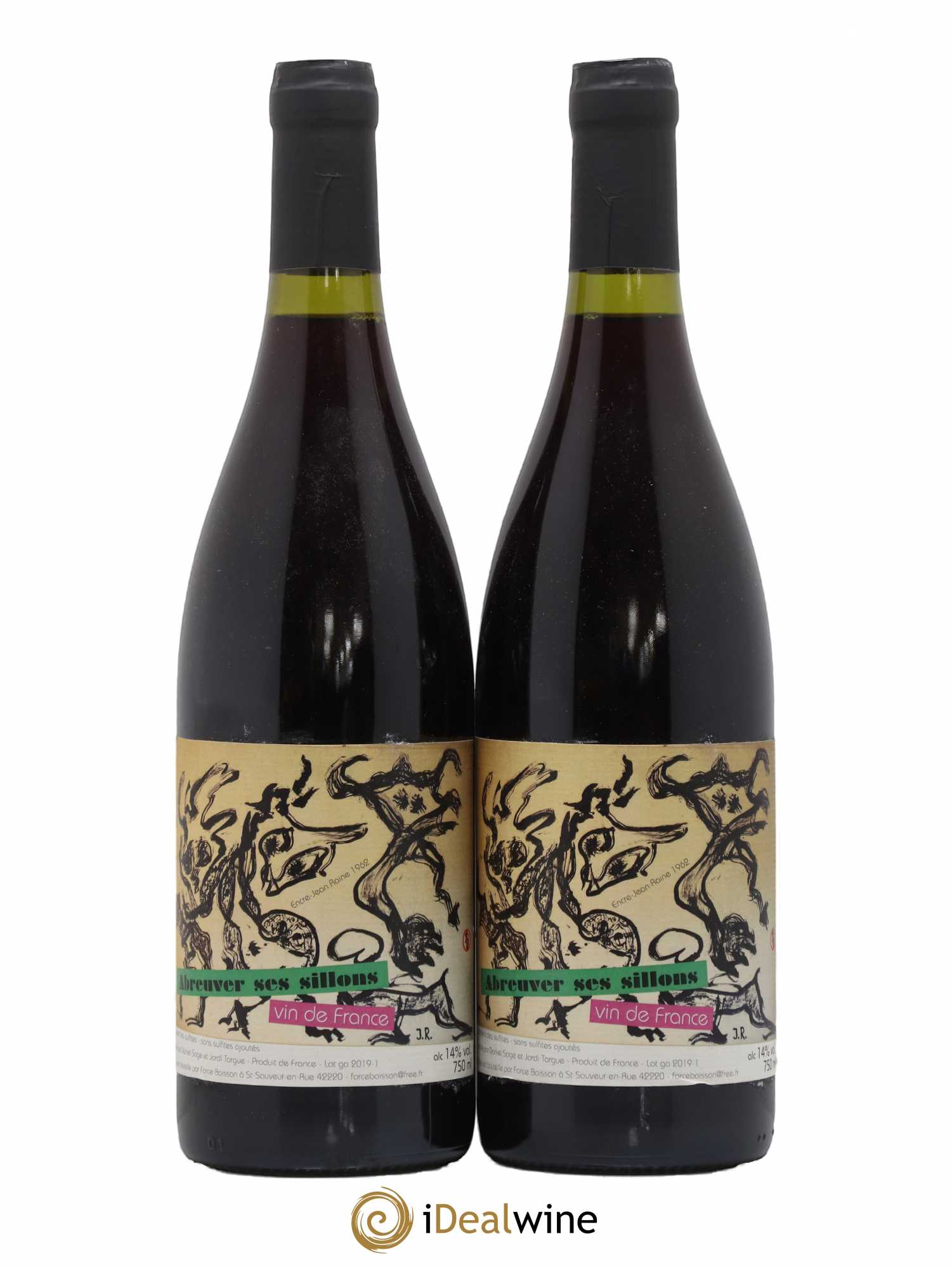 Vin de France Abreuver ses sillons Daniel Sage 2018 - Lot de 2 bouteilles - 0