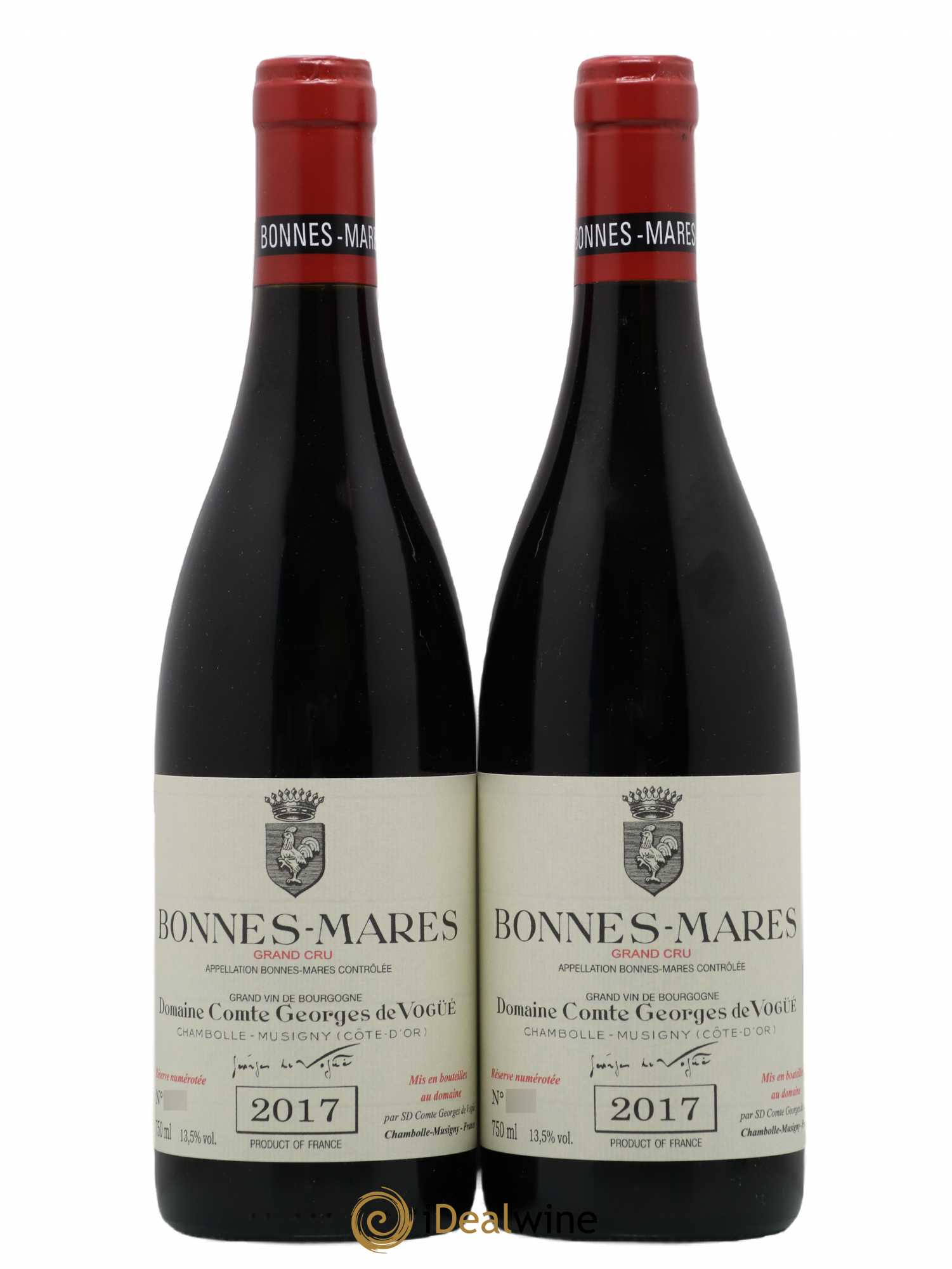 Bonnes-Mares Grand Cru Comte Georges de Vogüé 2017 - Lot de 2 bouteilles - 0