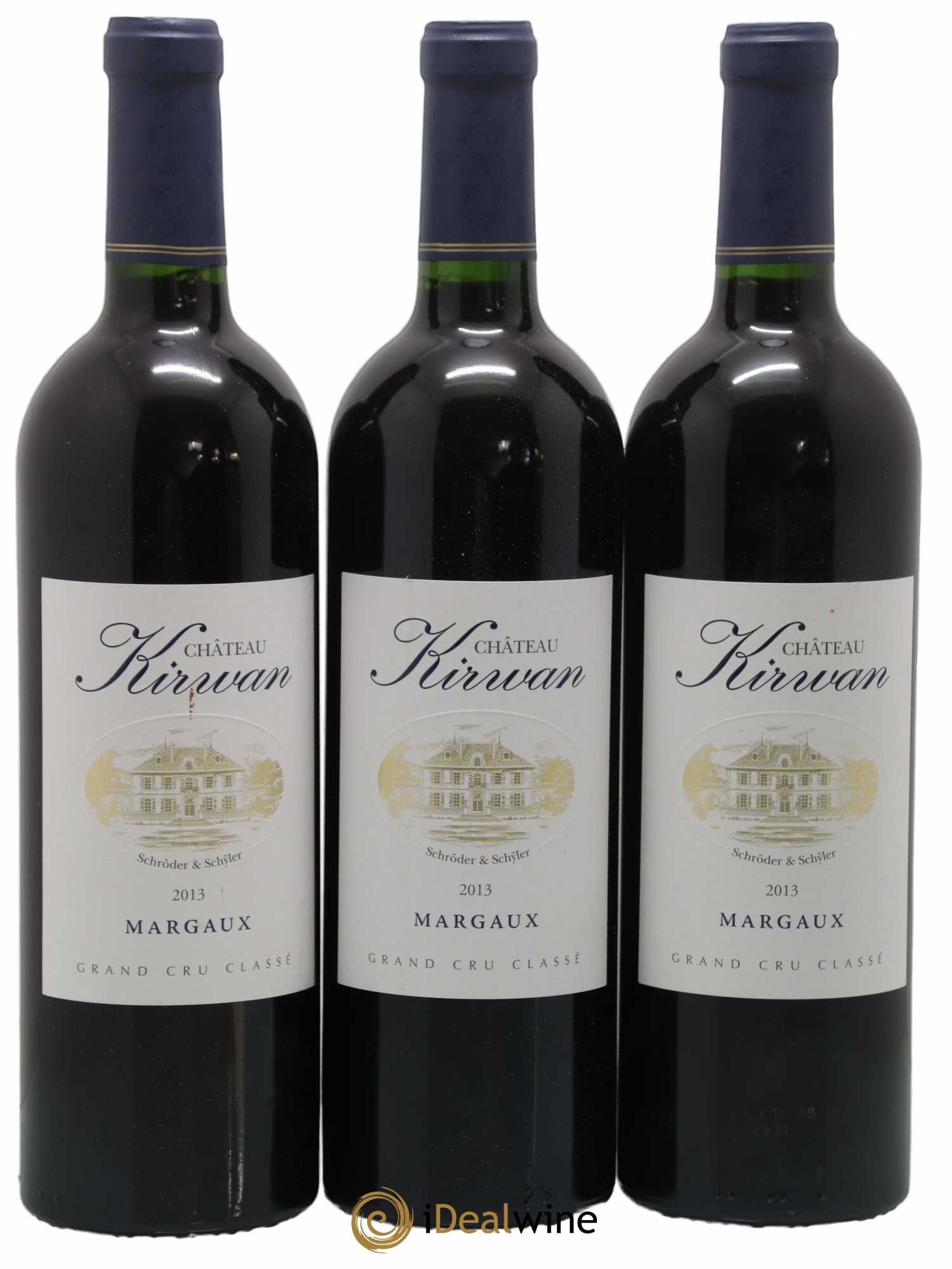 Château Kirwan 3ème Grand Cru Classé 2013 - Lot de 3 bouteilles - 0