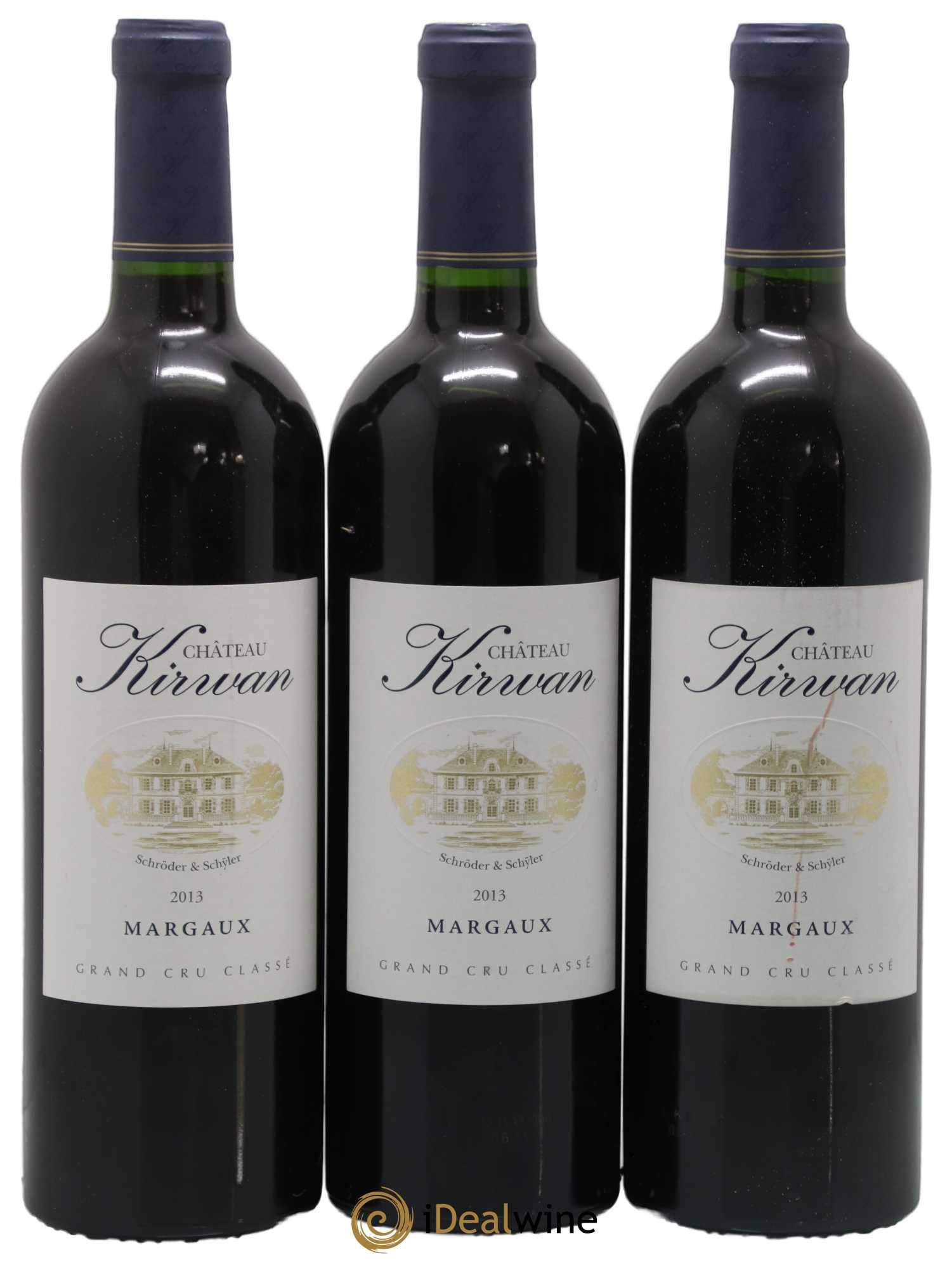 Château Kirwan 3ème Grand Cru Classé 2013 - Lot de 3 bouteilles - 0