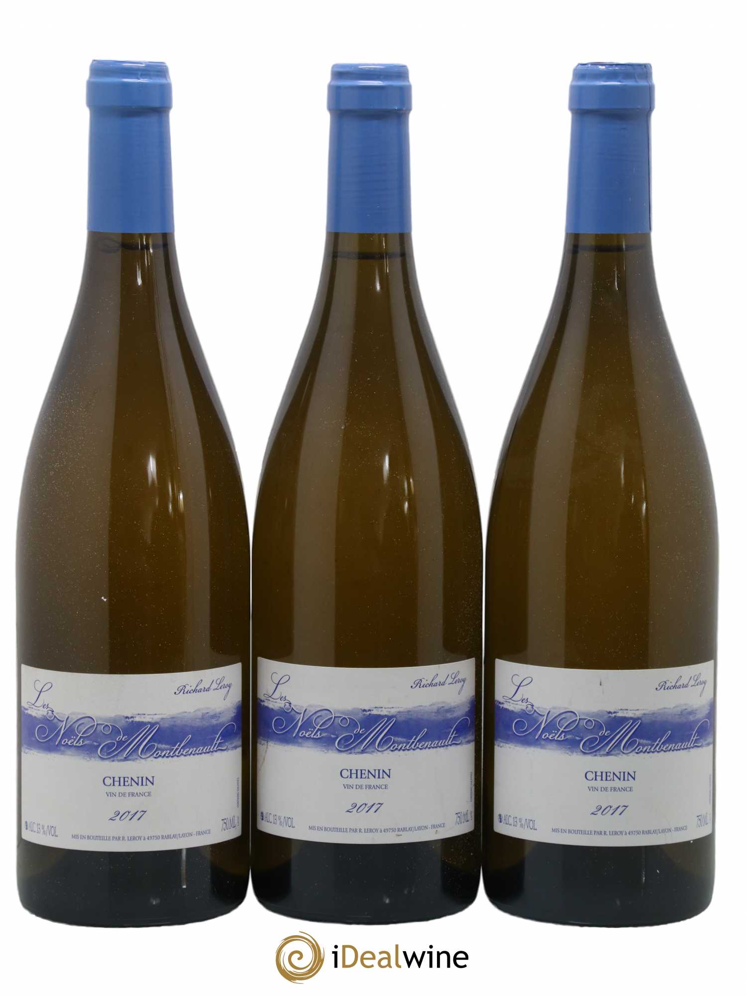 Vin de France Les Noëls de Montbenault Richard Leroy 2017 - Lot de 3 bouteilles - 0