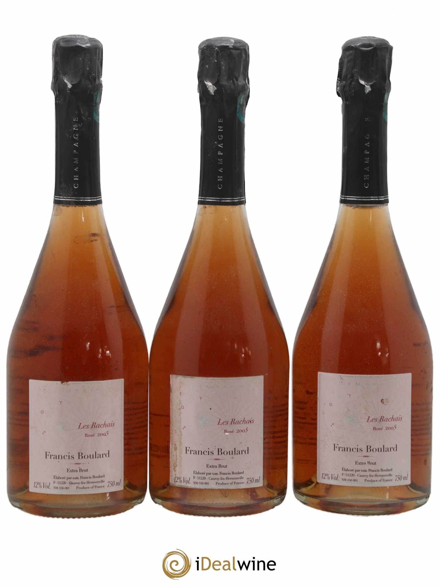Les Rachais Extra-Brut Francis Boulard 2005 - Lot de 3 bouteilles - 0