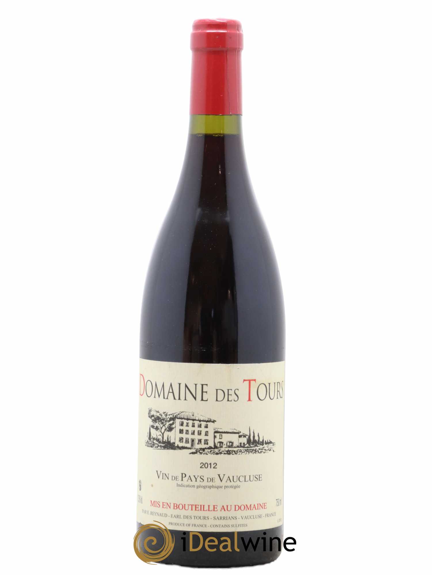 Vaucluse (Vin de Pays de Vaucluse) Domaine des Tours Emmanuel Reynaud 2012 - Lot de 1 bouteille - 0