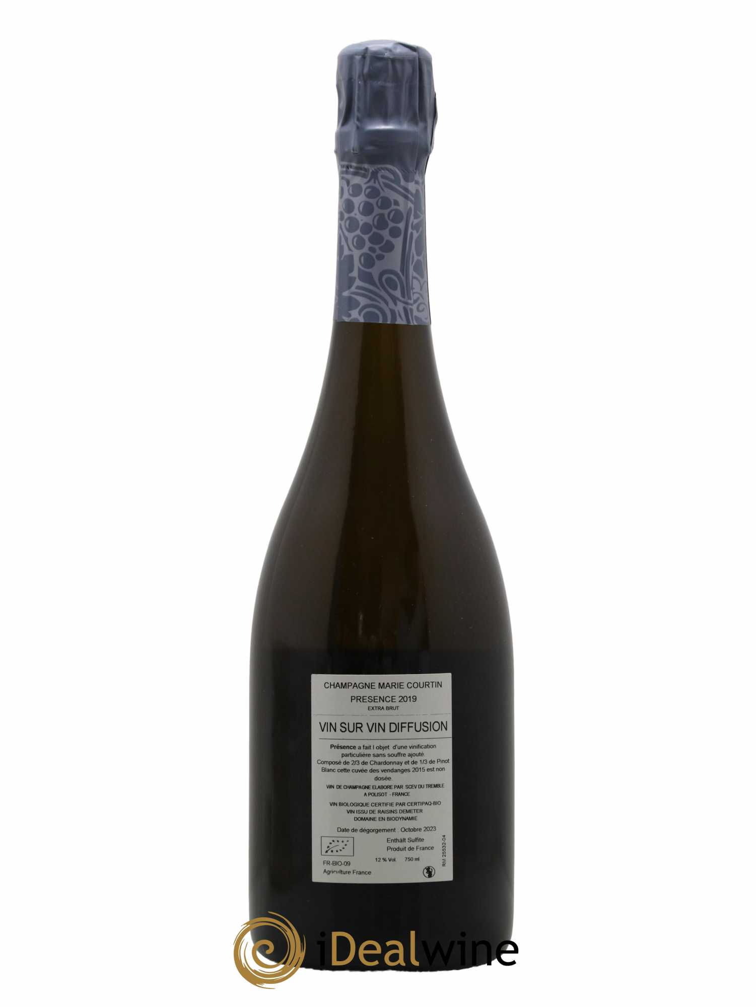 Présence Extra-Brut Marie Courtin Présence Marie Courtin 2019 - Posten von 1 Flasche - 1