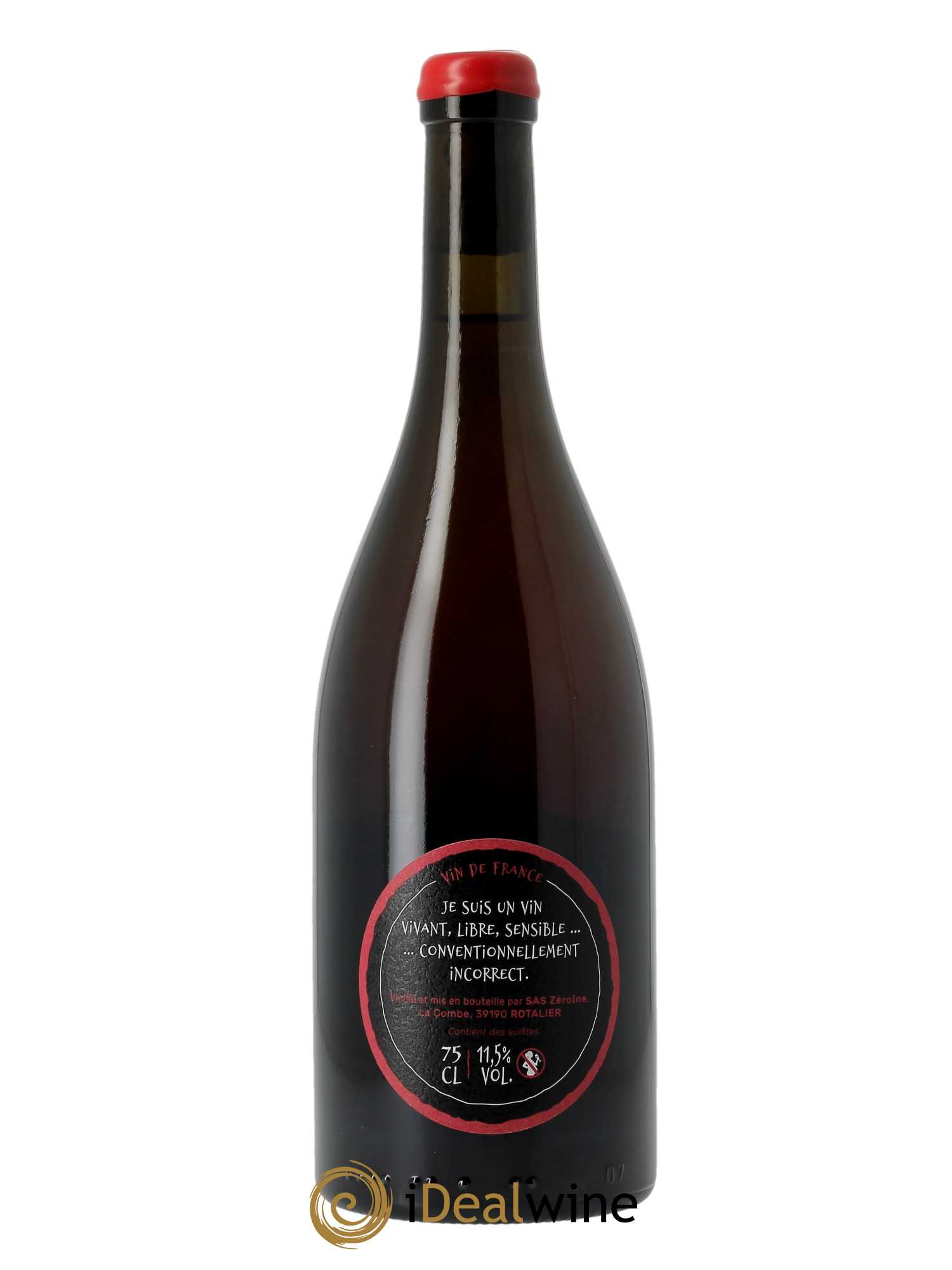 Vin de France Pirie Zeroine 2021 - Lot de 1 bouteille - 1