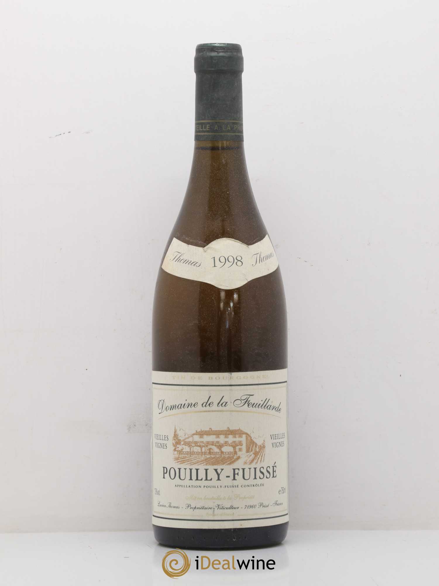 Pouilly-Fuissé Domaine de la Feuillarde 1998 - Posten von 1 Flasche - 0