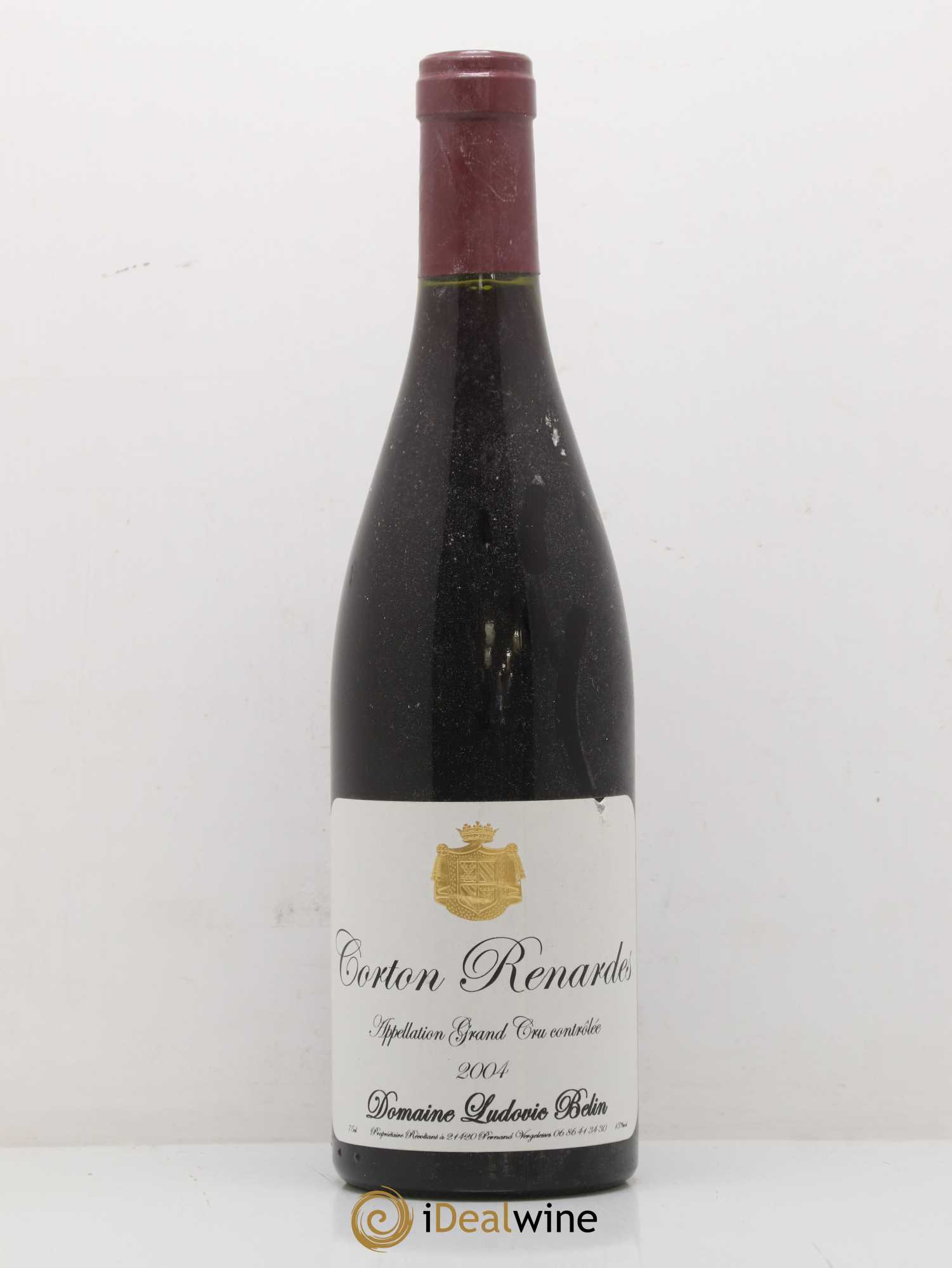 Corton Grand Cru Renardes Ludovic Belin 2004 - Posten von 1 Flasche - 0