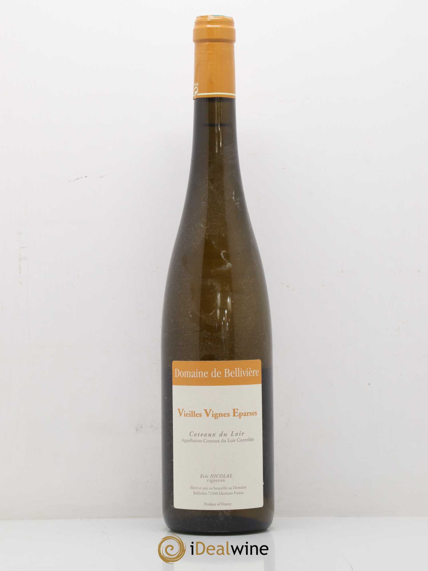 Coteaux du Loir Vieilles Vignes Eparses Domaine de Bellivière 2009 - Lot de 1 bouteille - 0