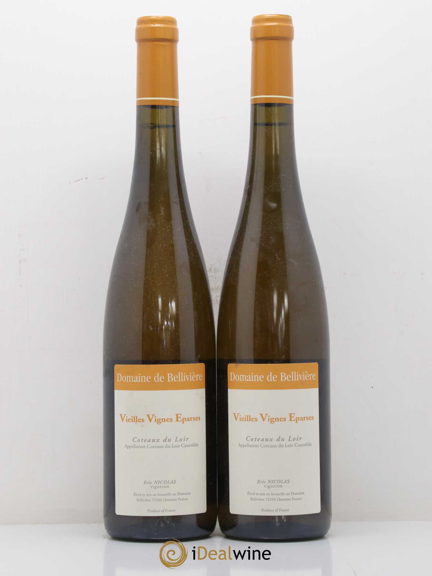 Coteaux du Loir Vieilles Vignes Eparses Domaine de Bellivière 2013 - Lot de 2 bouteilles - 0