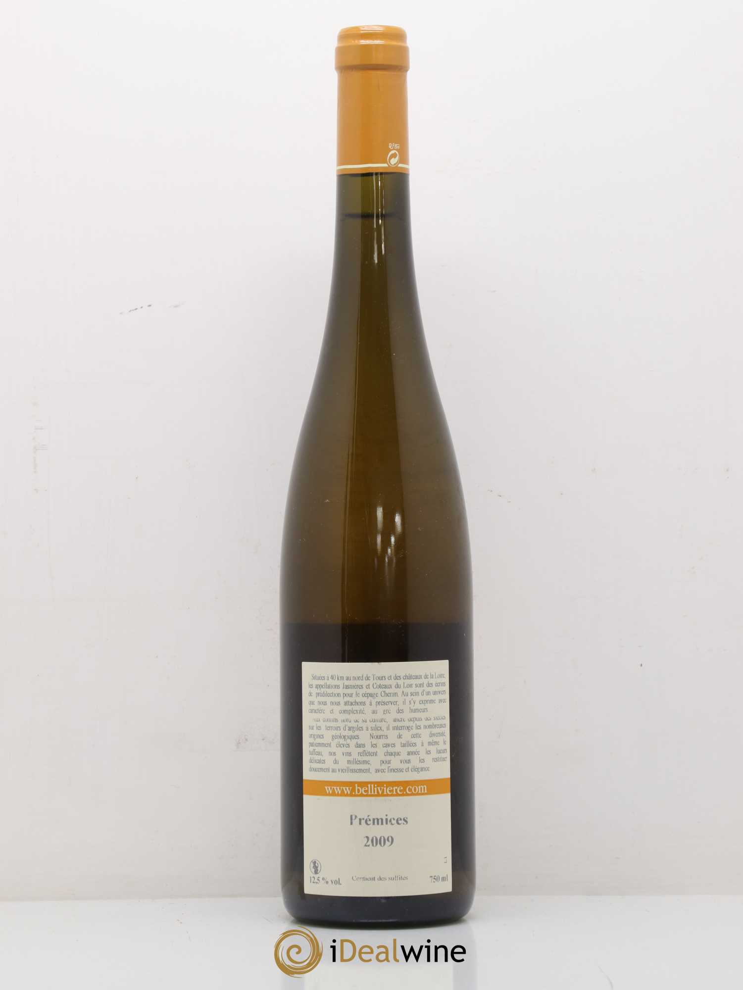 Jasnières Les Prémices Domaine de Bellivière 2009 - Lot de 1 bouteille - 1