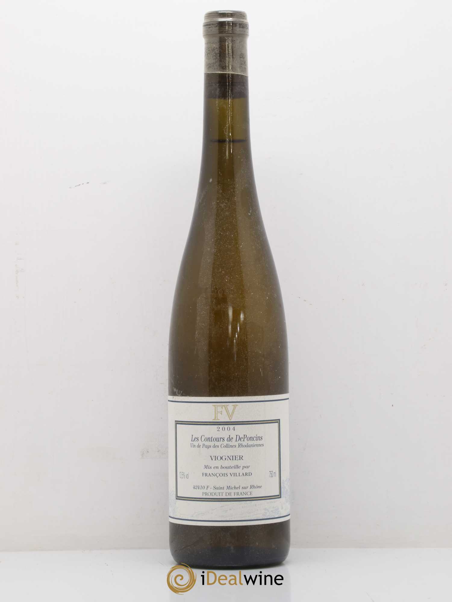 Collines Rhodaniennes Les Contours de DePoncins François Villard 2004 - Posten von 1 Flasche - 0