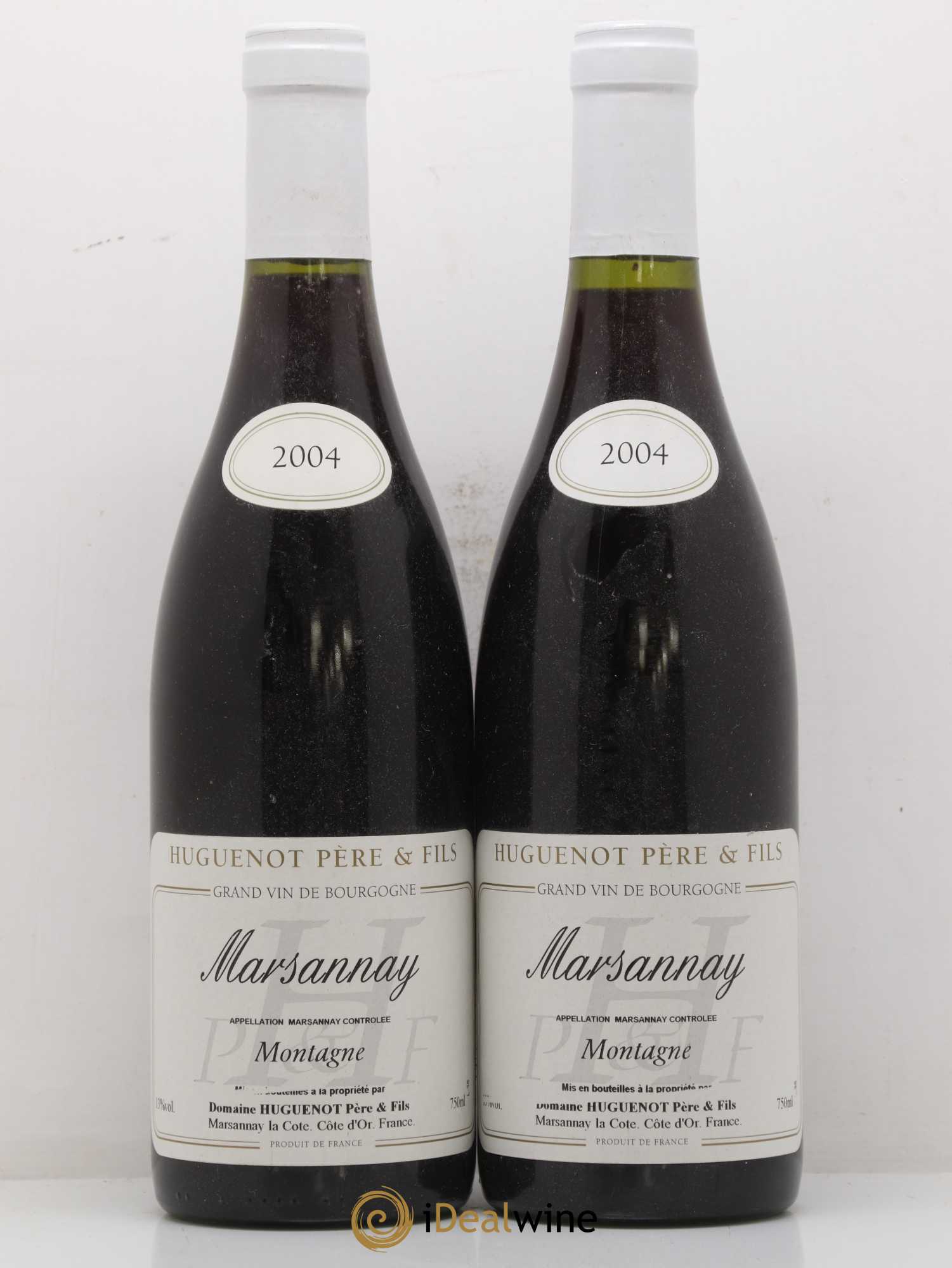 Marsannay Montagne Domaine Huguenot 2004 - Posten von 2 Flaschen - 0