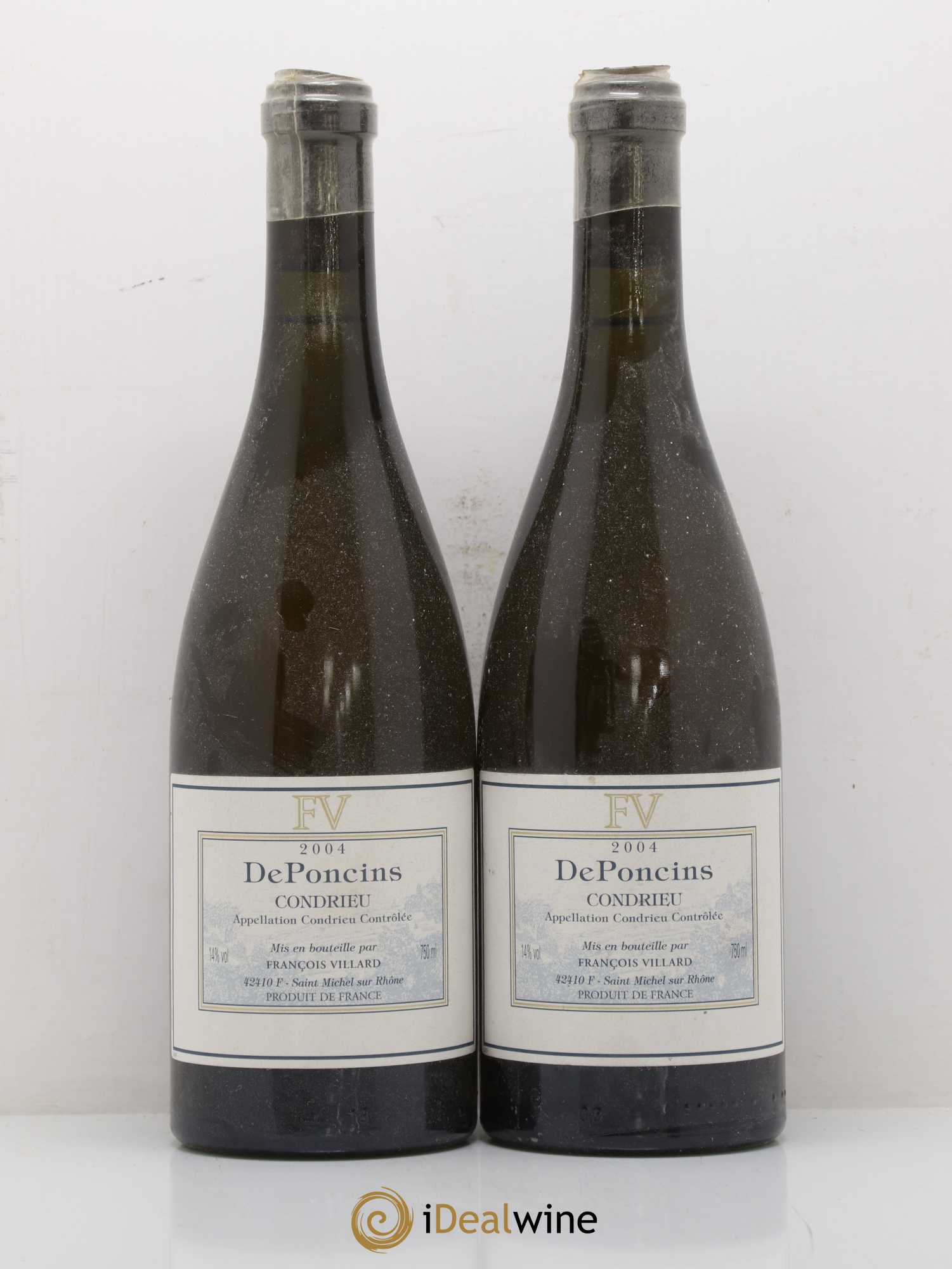 Condrieu Deponcins François Villard 2004 - Lot de 2 bouteilles - 0