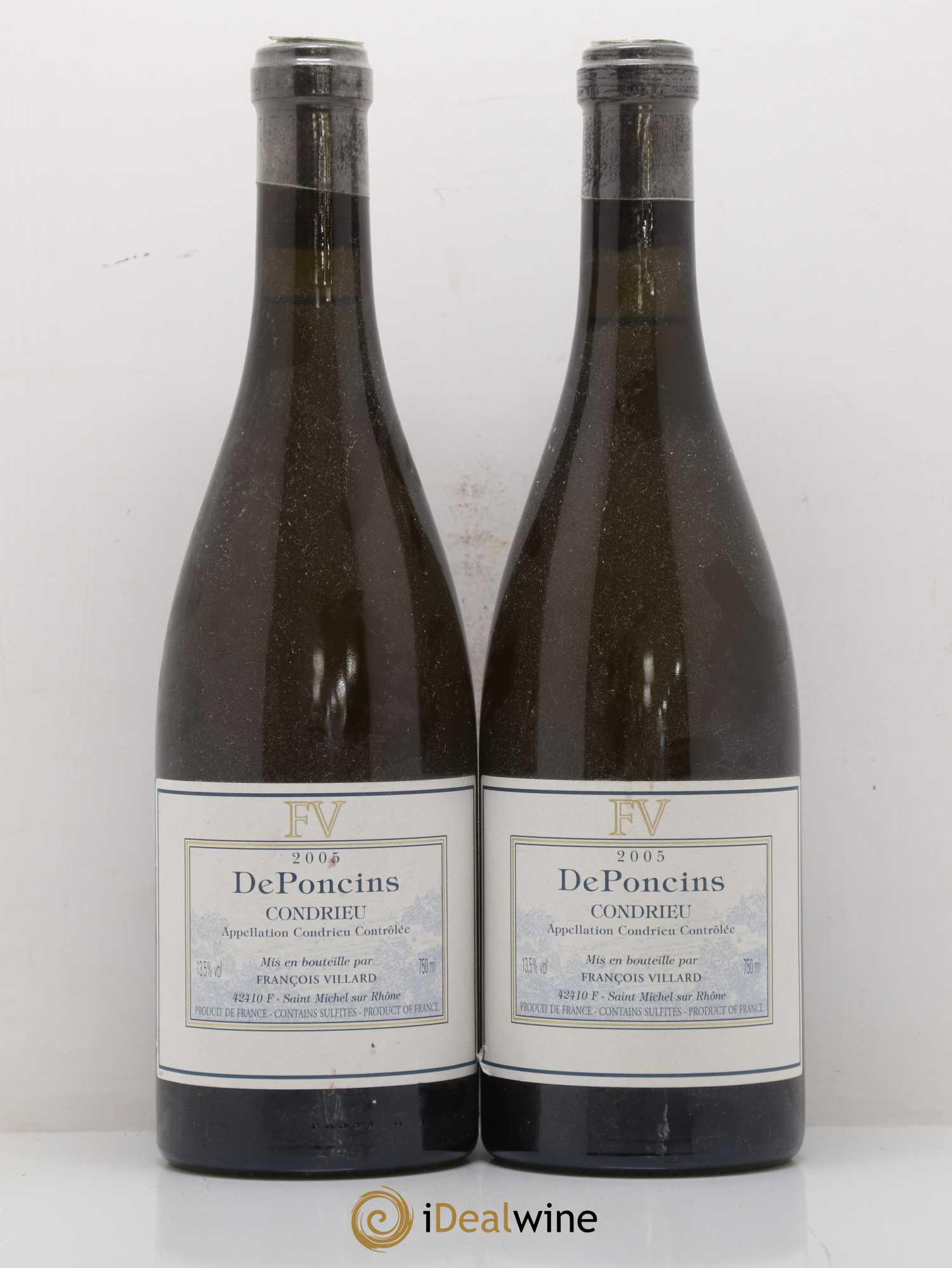 Condrieu Deponcins François Villard 2005 - Lot de 2 bouteilles - 0