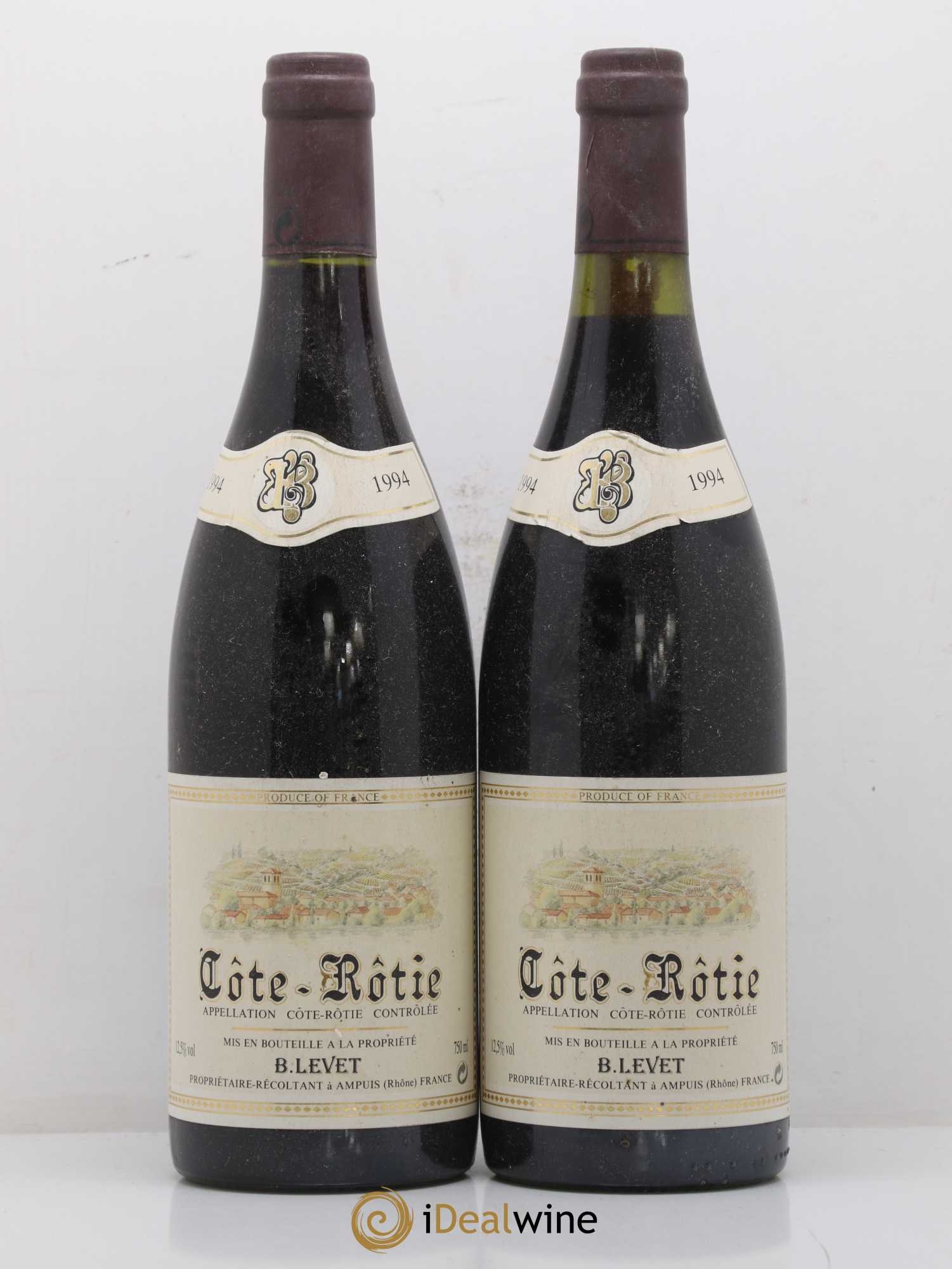 Côte-Rôtie Vignobles Levet 1994 - Lot de 2 bouteilles - 0
