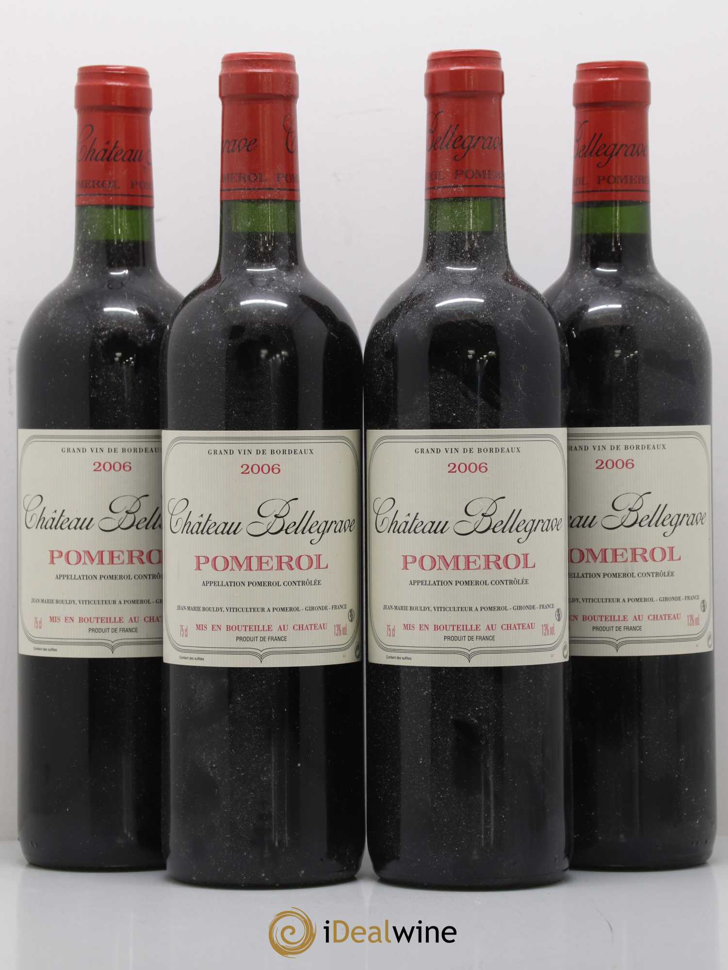 Château Bellegrave 2006 - Lot de 4 bouteilles - 0