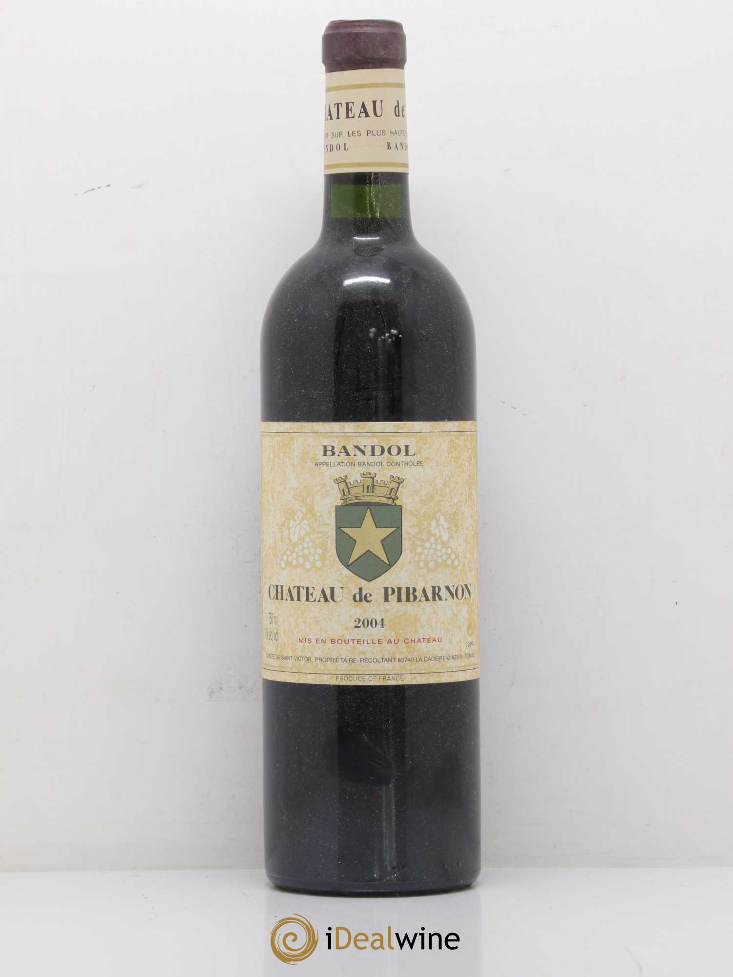 Bandol Château de Pibarnon Comte de Saint-Victor 2004 - Lot de 1 bouteille - 0