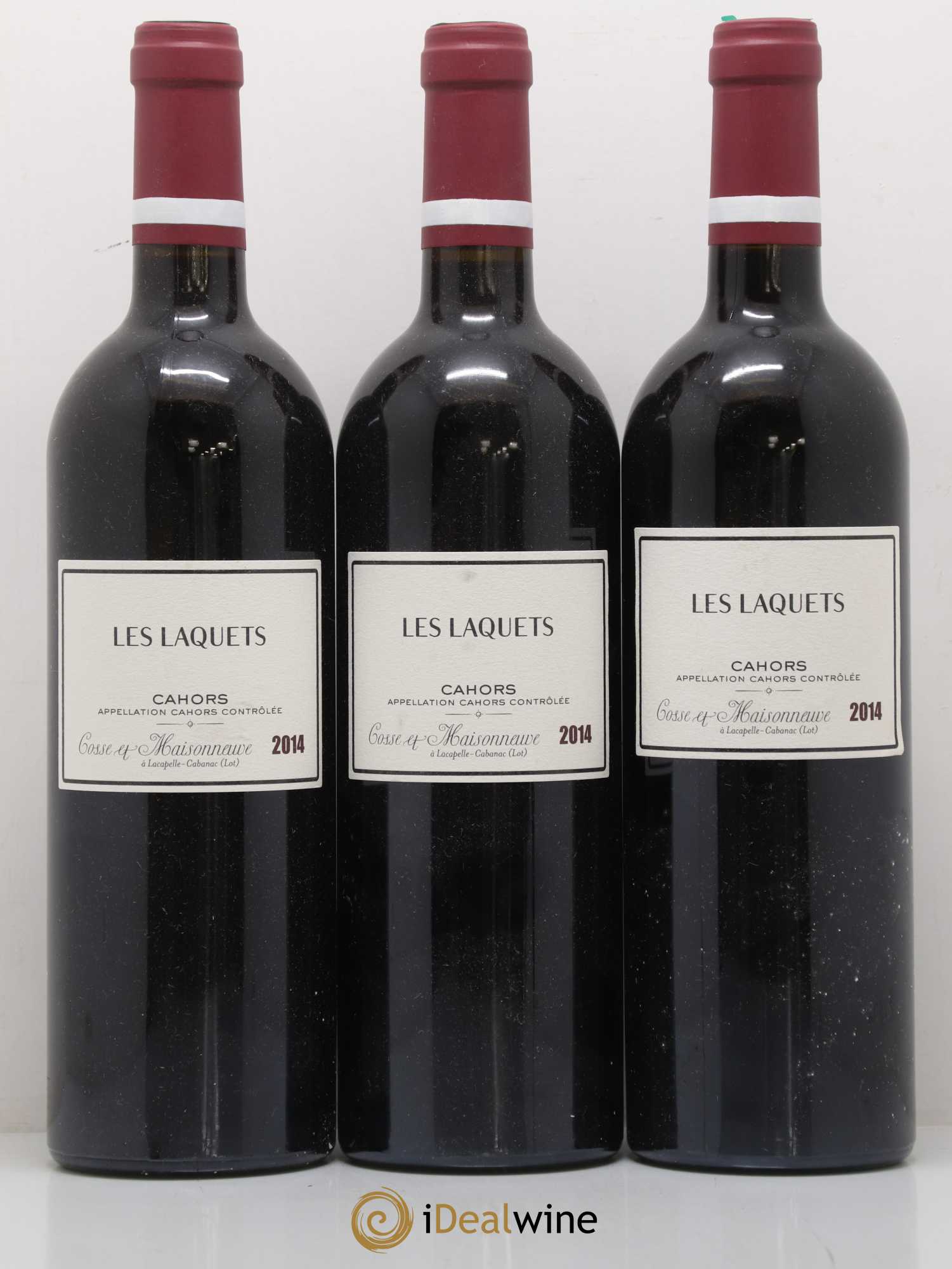 Cahors Les Laquets Cosse-Maisonneuve (Domaine) 2014 - Lot de 3 bouteilles - 0