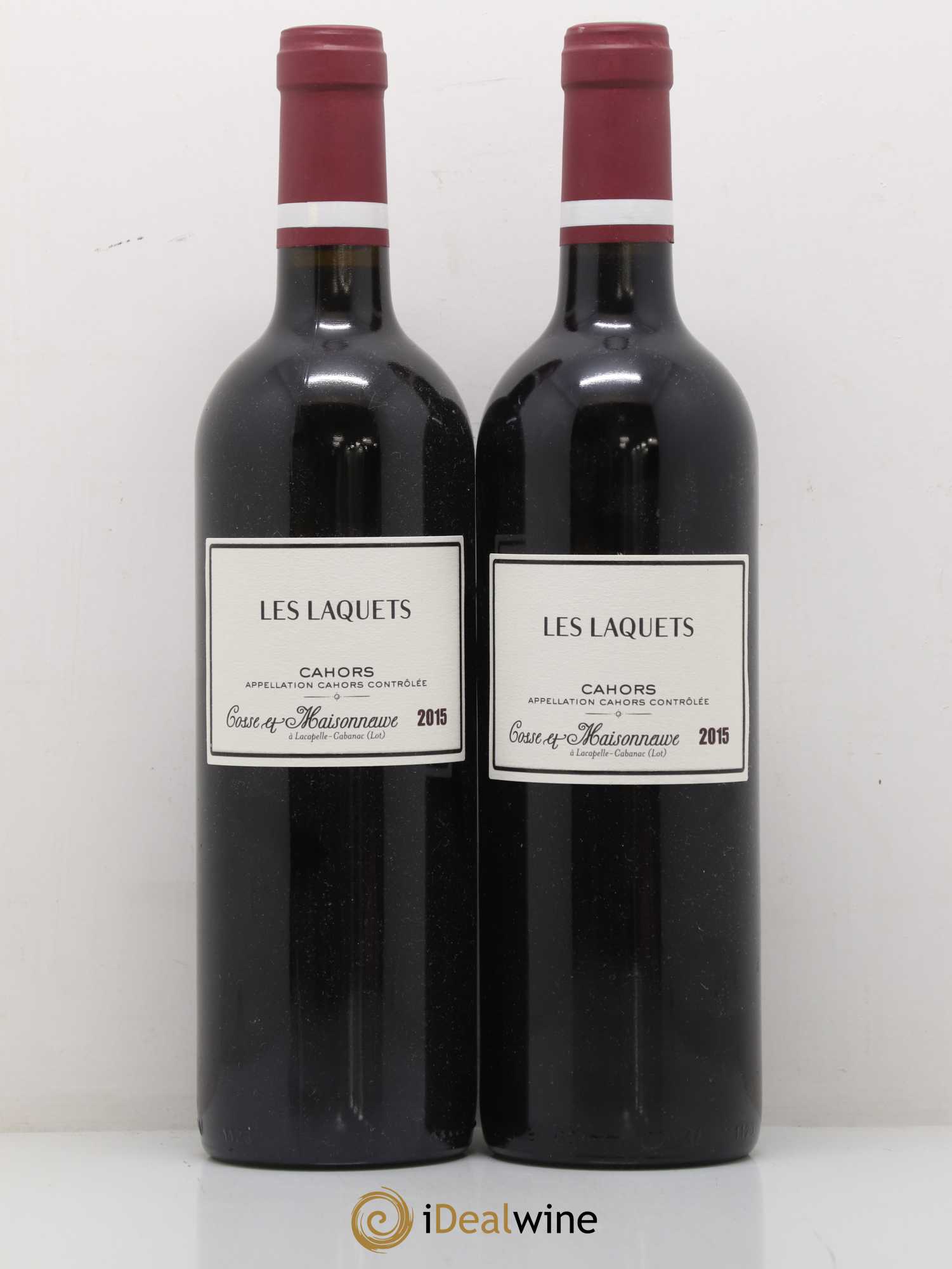 Cahors Les Laquets Cosse-Maisonneuve (Domaine) 2015 - Lot de 2 bouteilles - 0