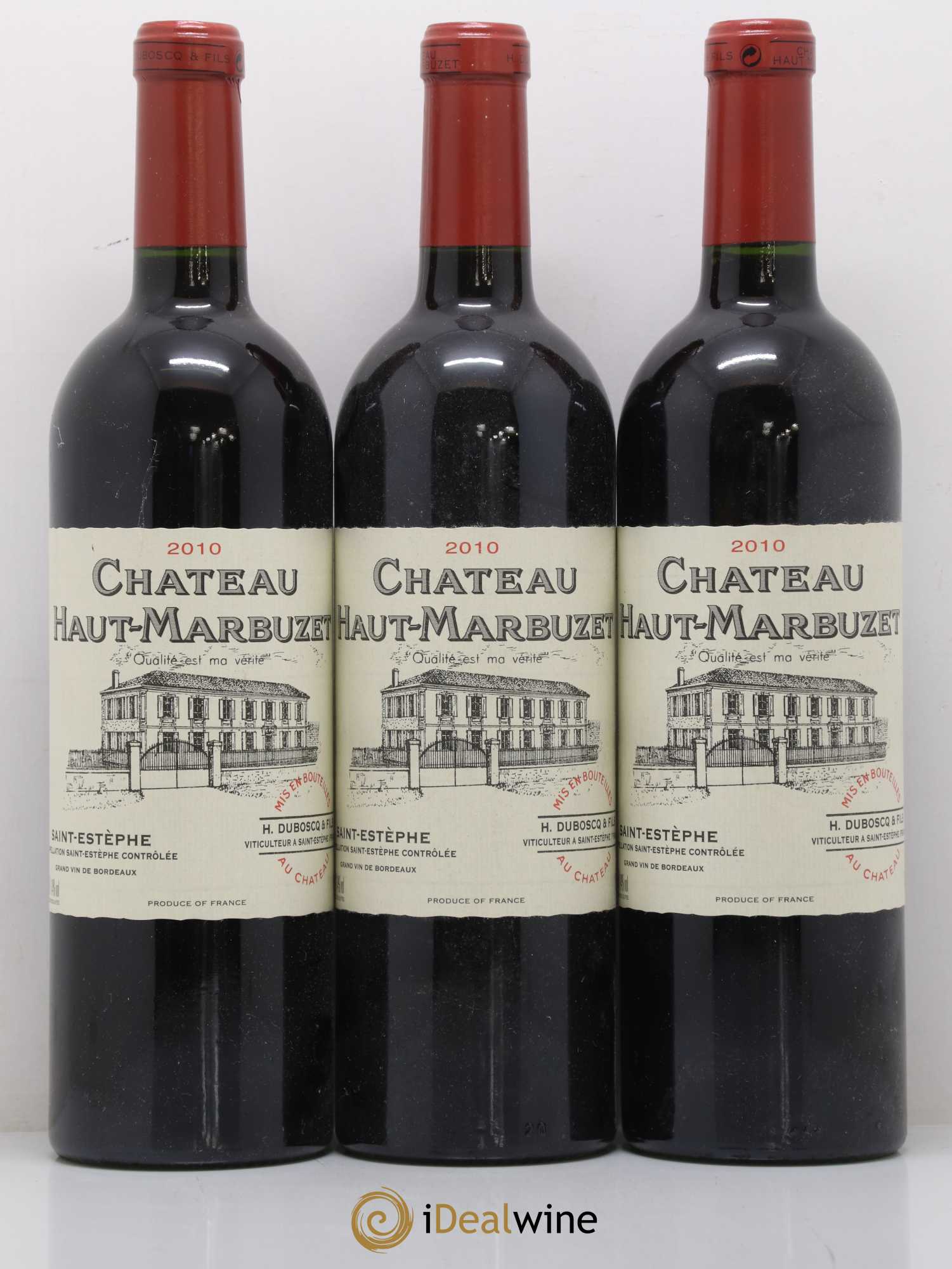 Château Haut Marbuzet 2010 - Lot de 3 bouteilles - 0