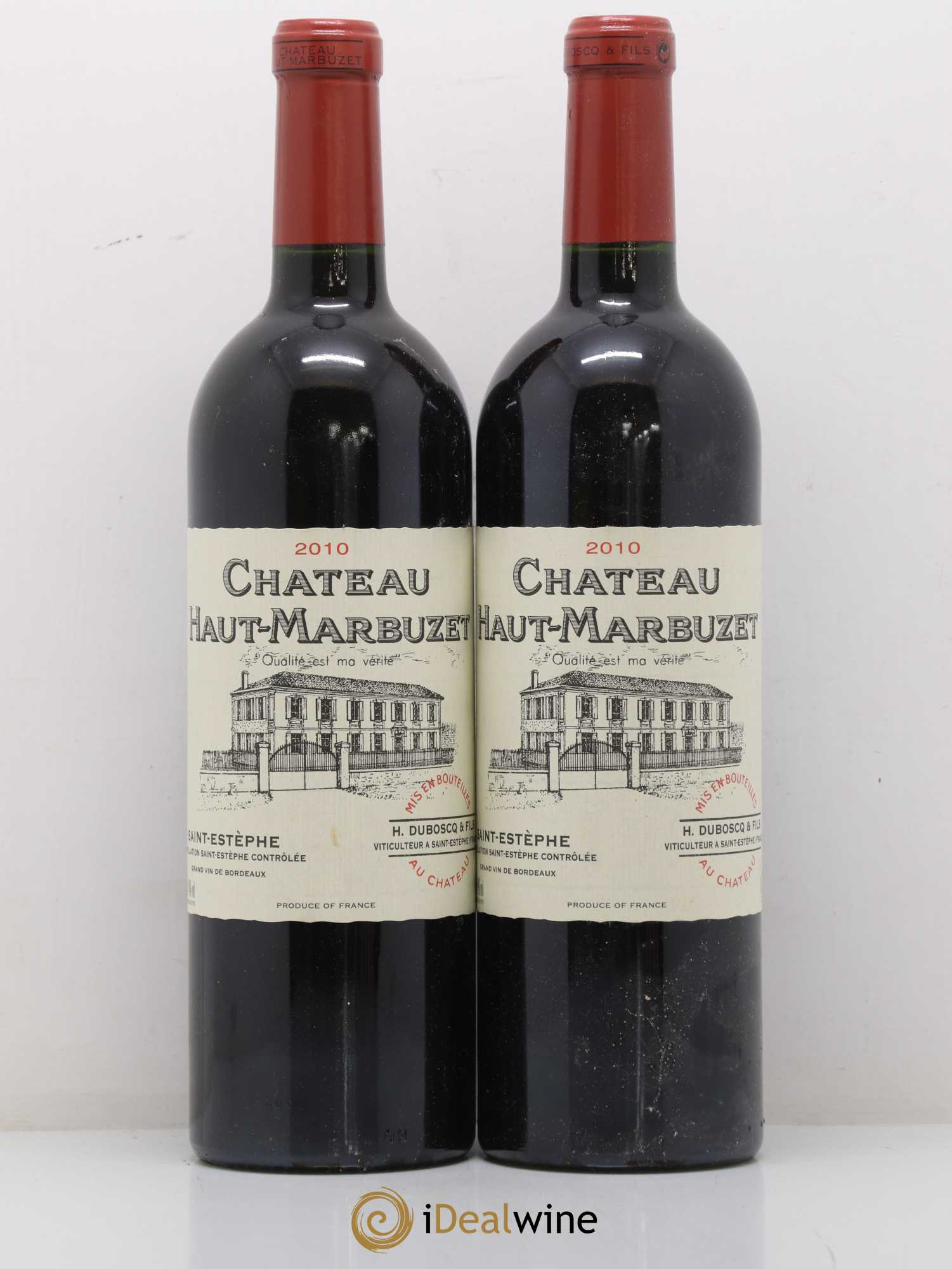 Château Haut Marbuzet 2010 - Lot de 2 bouteilles - 0