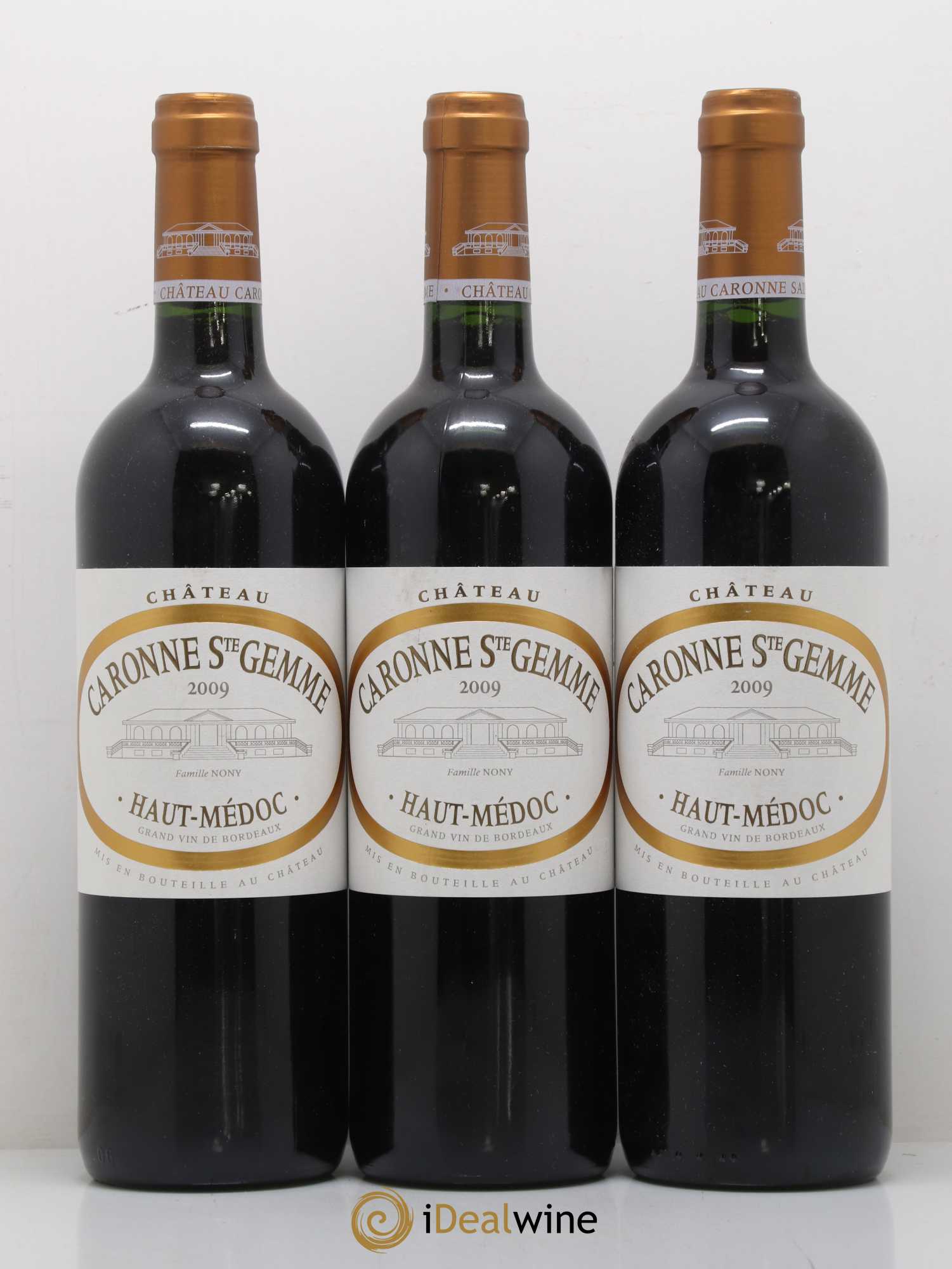 Château Caronne Sainte-Gemme Cru Bourgeois 2009 - Lot de 3 bouteilles - 0