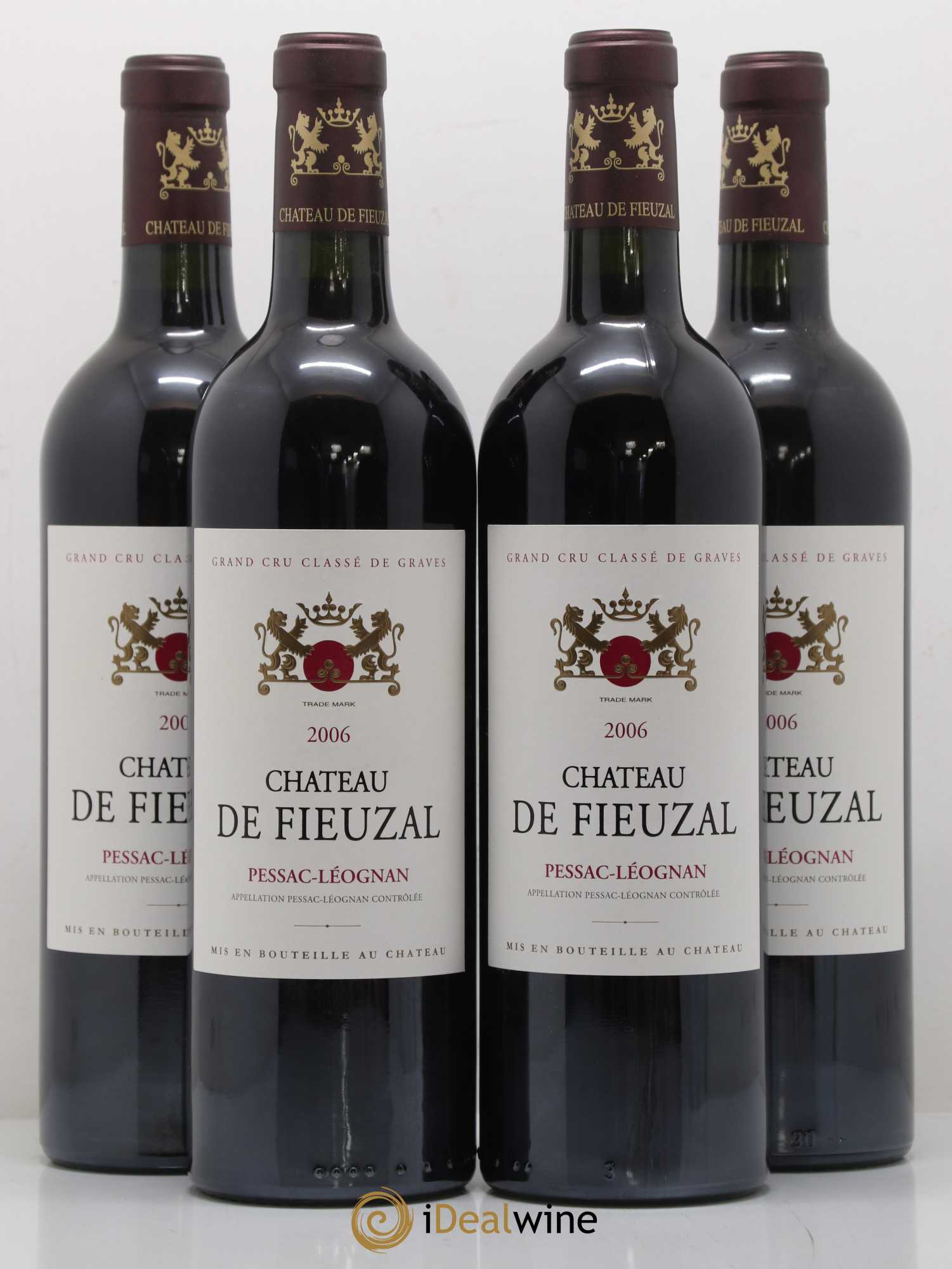 Château de Fieuzal Cru Classé de Graves 2006 - Lot de 4 bouteilles - 0