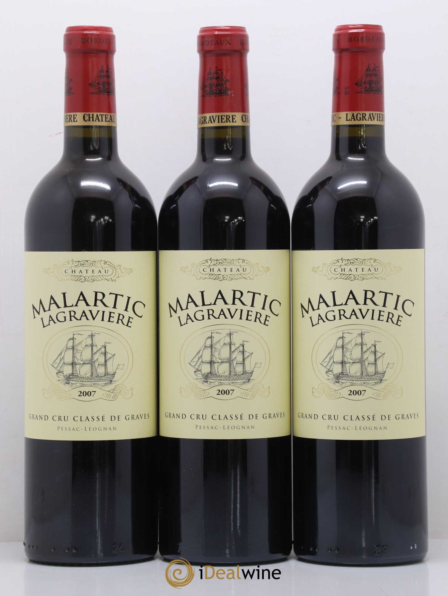 Château Malartic-Lagravière Cru Classé de Graves 2007 - Lot de 6 bouteilles - 2