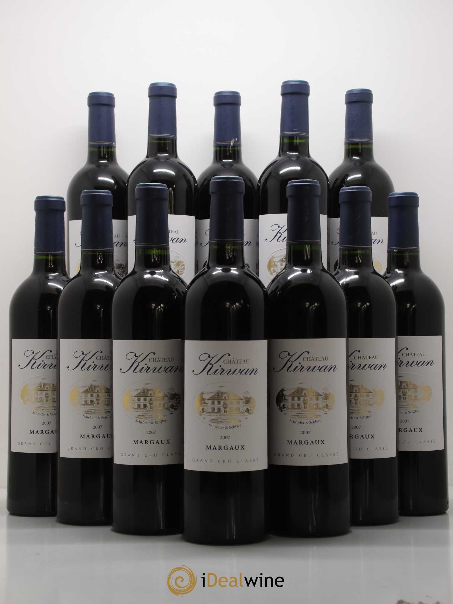 Château Kirwan 3ème Grand Cru Classé 2007 - Lot de 12 bouteilles - 0