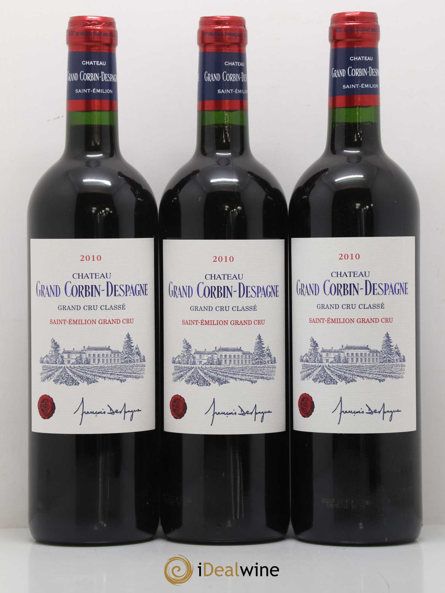 Château Grand Corbin Despagne Grand Cru Classé 2010 - Lot de 6 bouteilles - 2