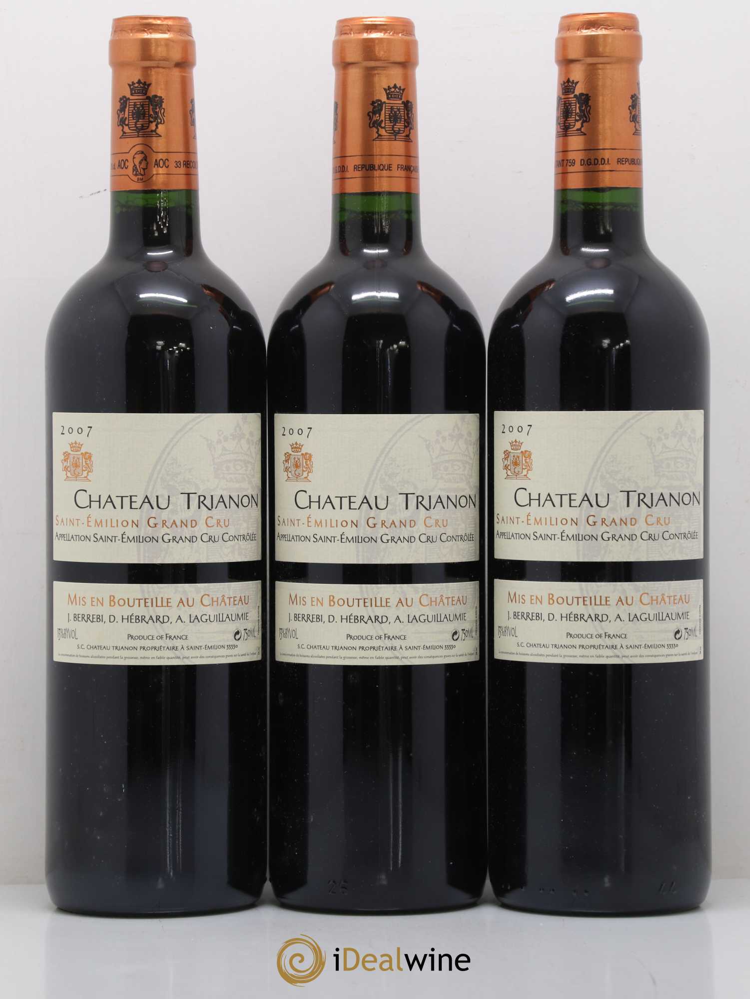 Château Trianon 2007 - Lot de 6 bouteilles - 2