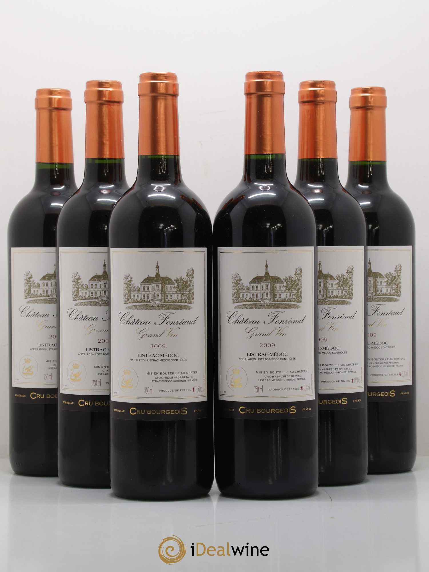 Château Fonréaud Cru Bourgeois 2009 - Lot de 6 bouteilles - 0