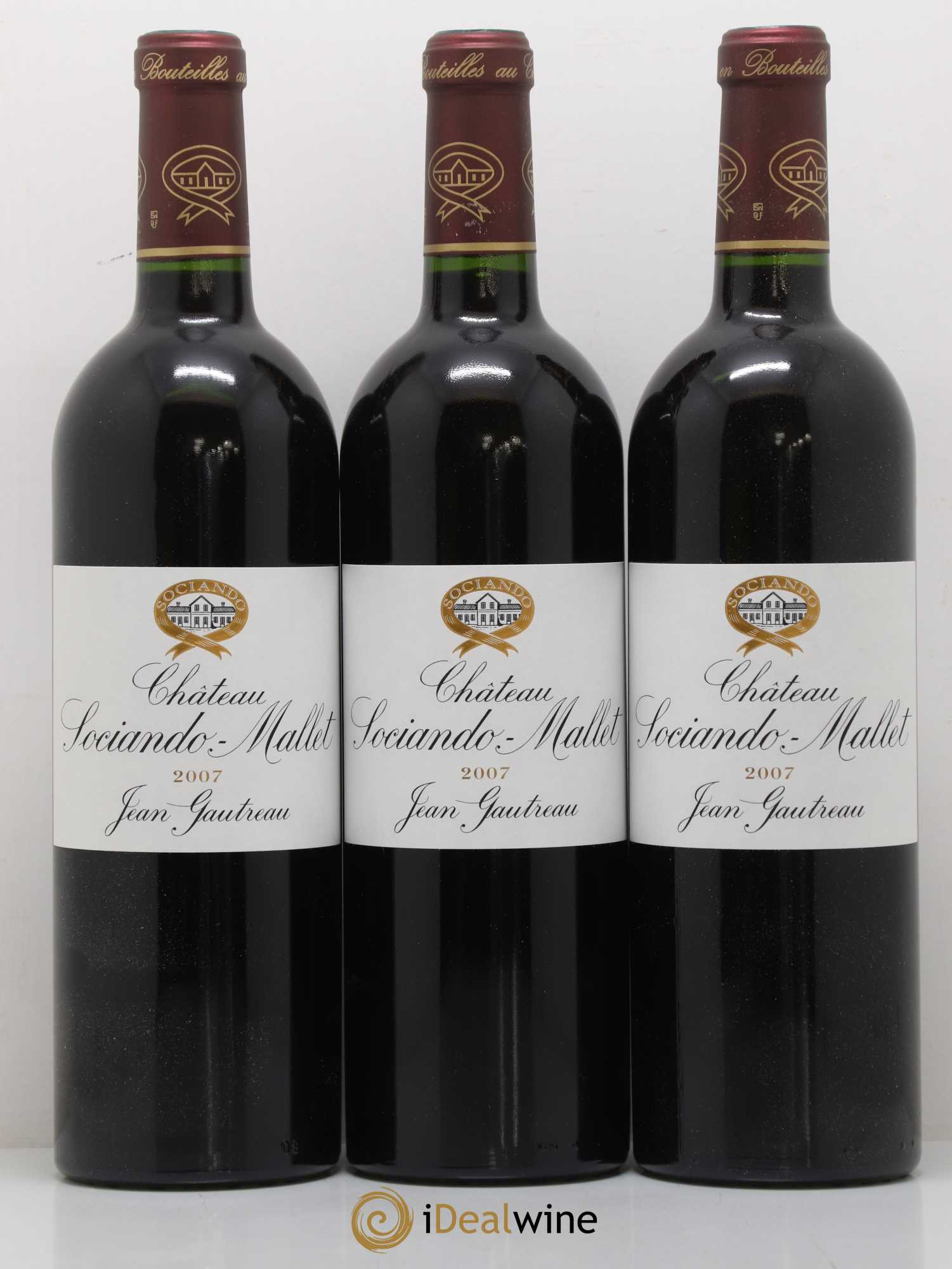 Château Sociando Mallet 2007 - Lot de 6 bouteilles - 2