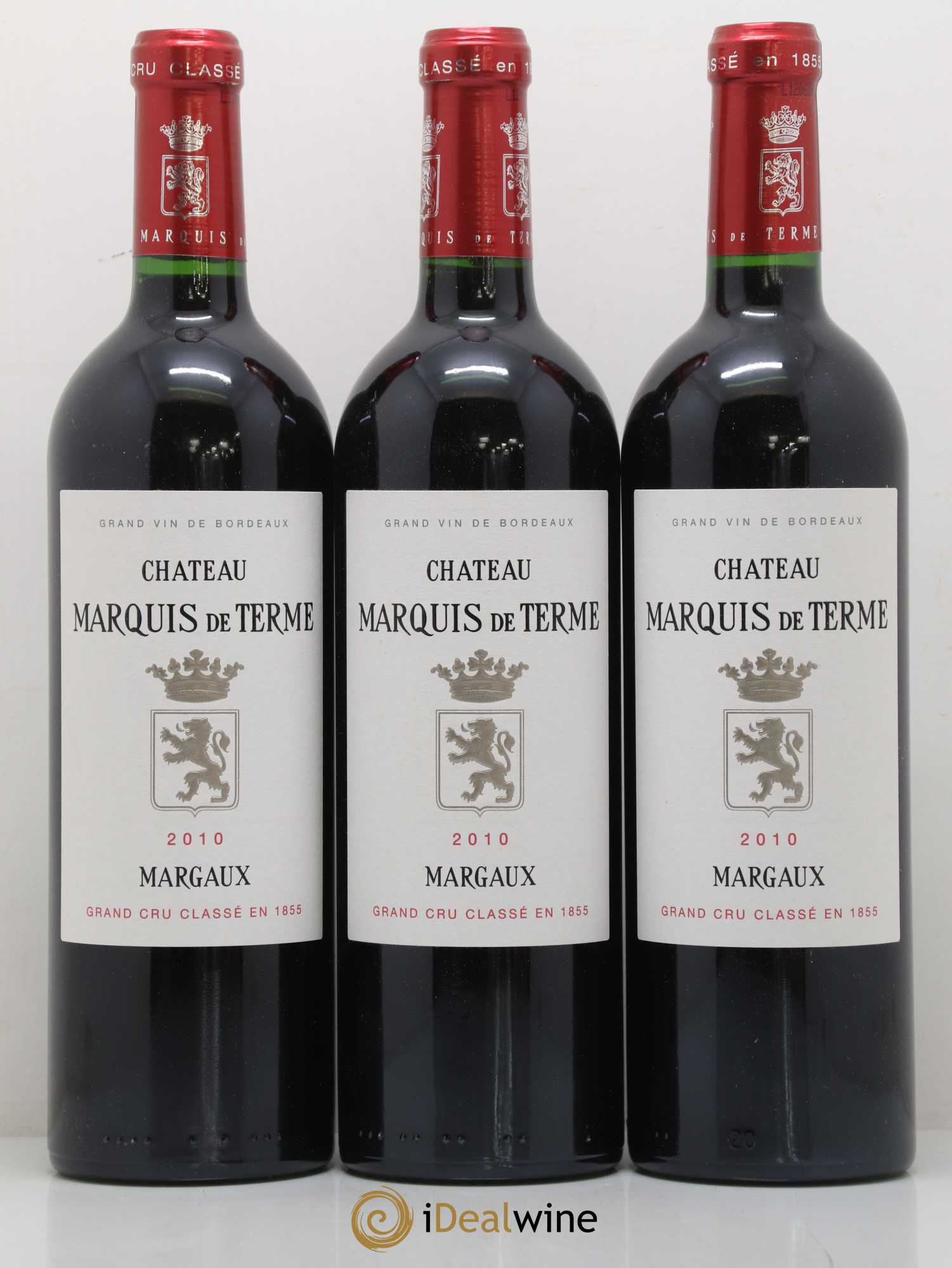 Château Marquis de Terme 4ème Grand Cru Classé 2010 - Lot de 6 bouteilles - 1