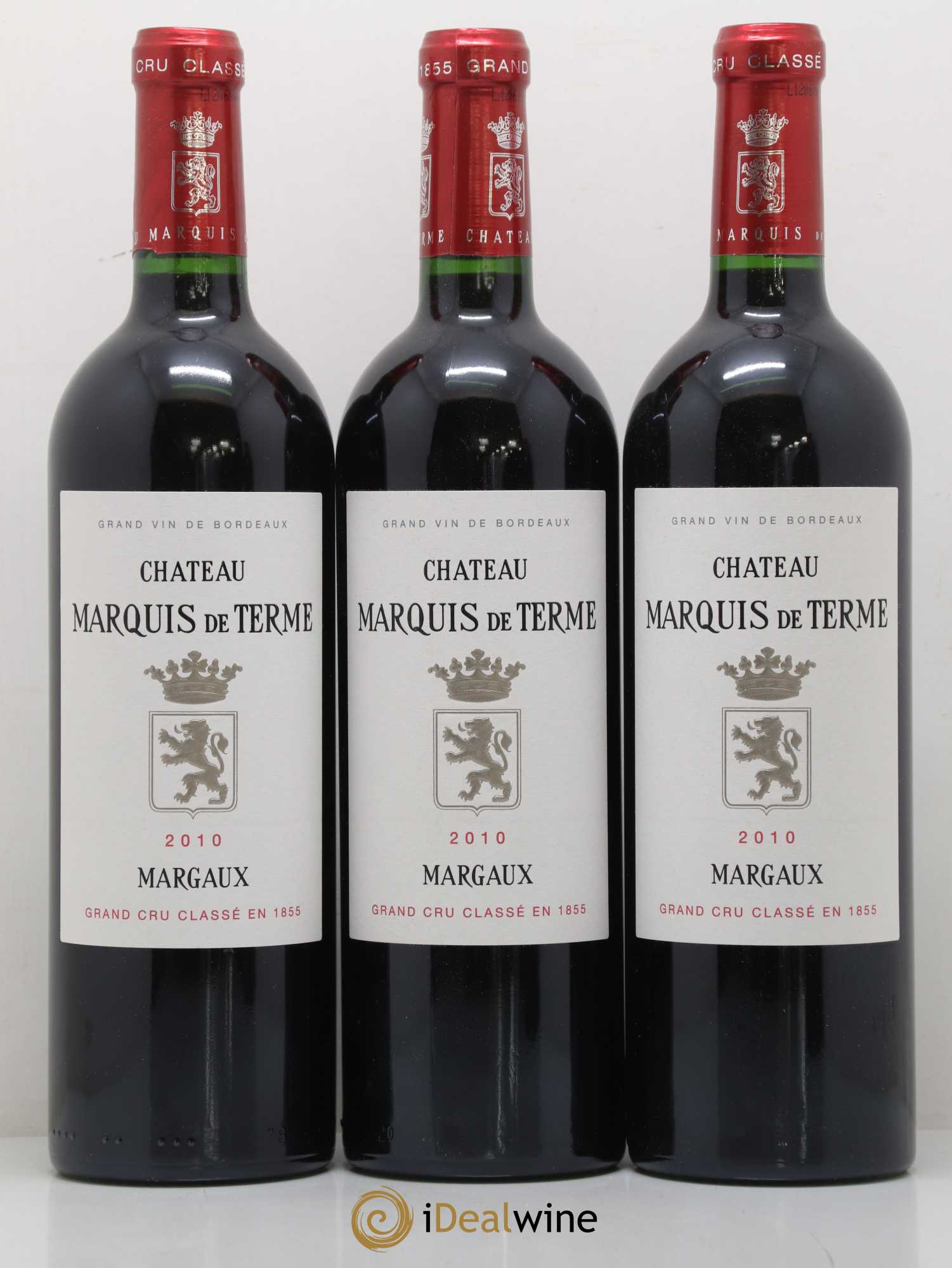 Château Marquis de Terme 4ème Grand Cru Classé 2010 - Lot de 6 bouteilles - 2