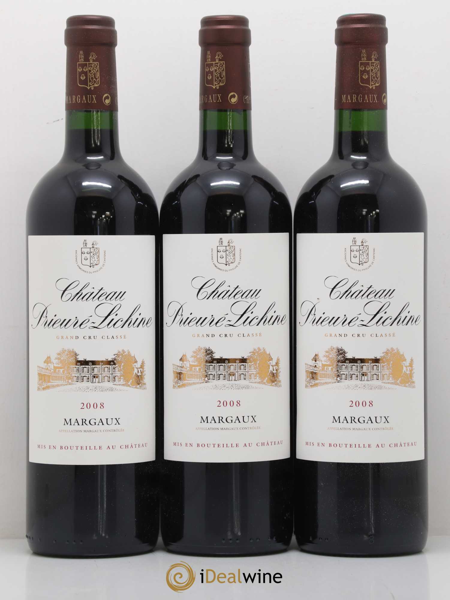 Château Prieuré Lichine 4ème Grand Cru Classé 2008 - Lotto di 6 bottiglie - 1