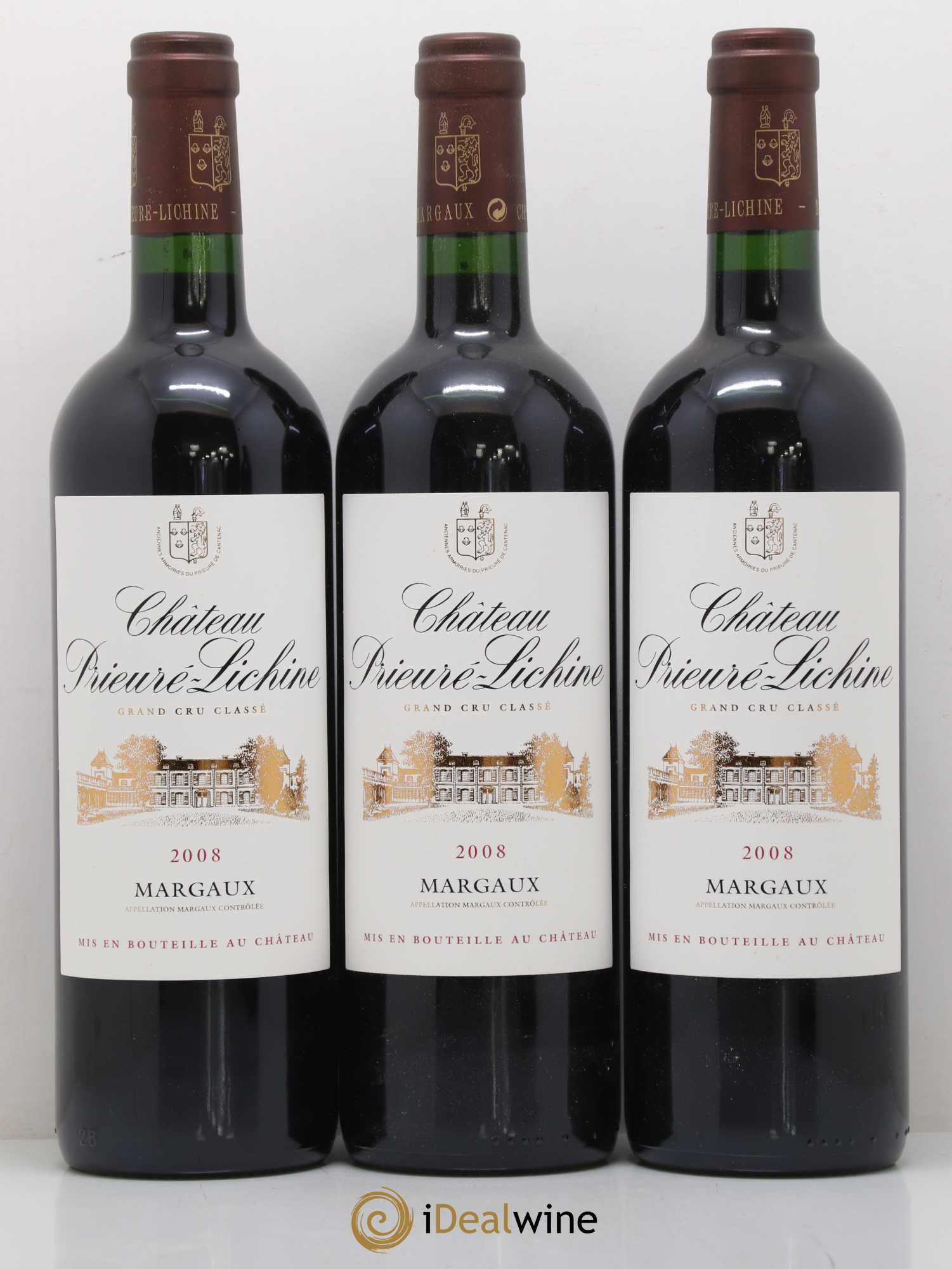 Château Prieuré Lichine 4ème Grand Cru Classé 2008 - Lotto di 6 bottiglie - 2