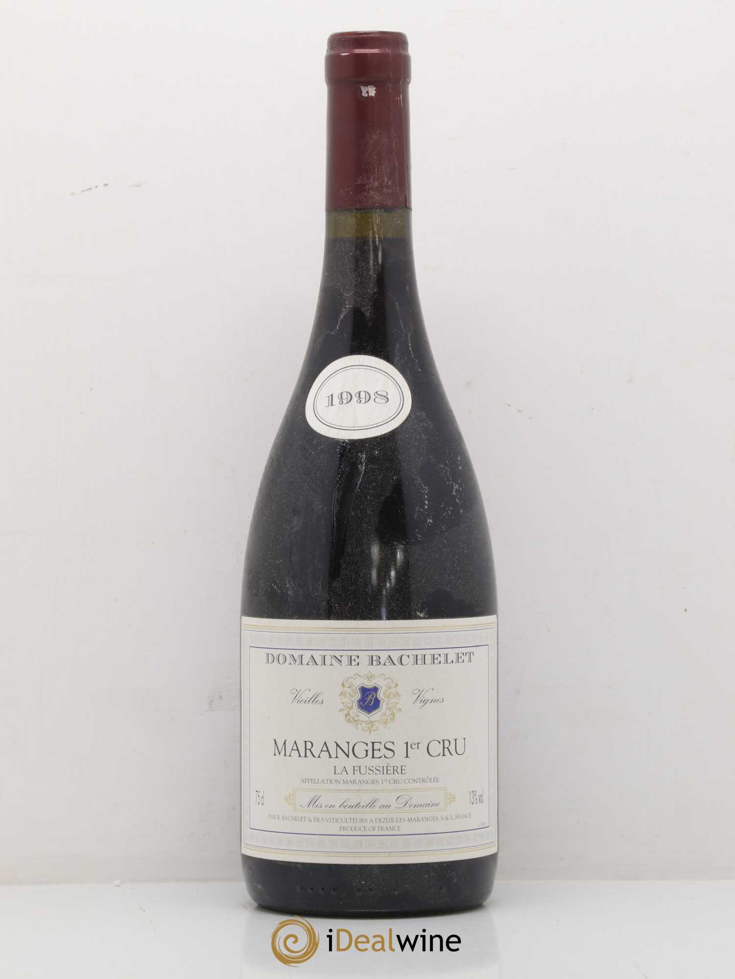 Maranges 1er Cru La Fussière Domaine Bernard Bachelet et Fils 1998 - Lot de 1 bouteille - 0