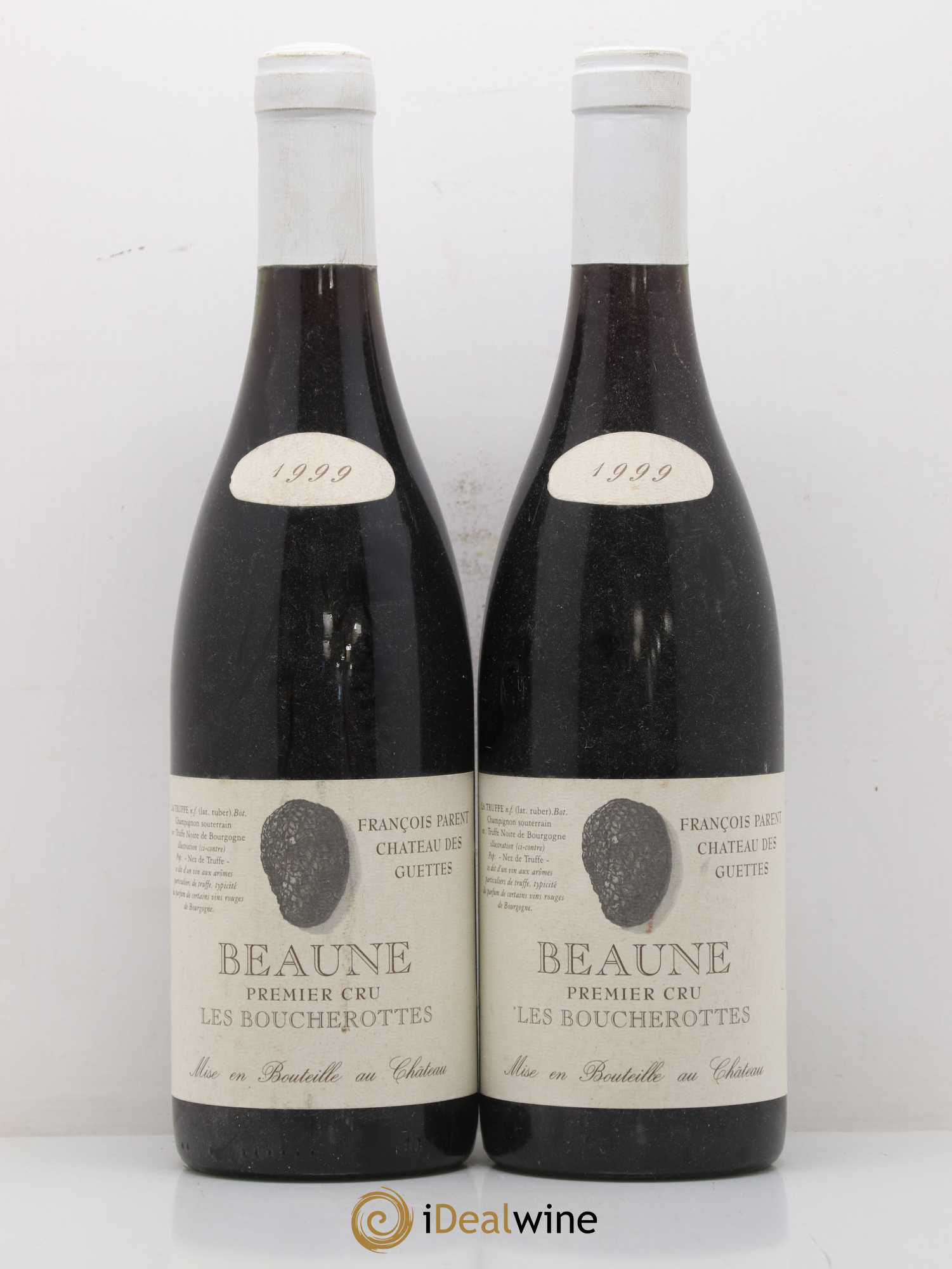 Beaune 1er Cru Les Boucherottes Domaine François Parent Château des Guettes 1999 - Posten von 2 Flaschen - 0