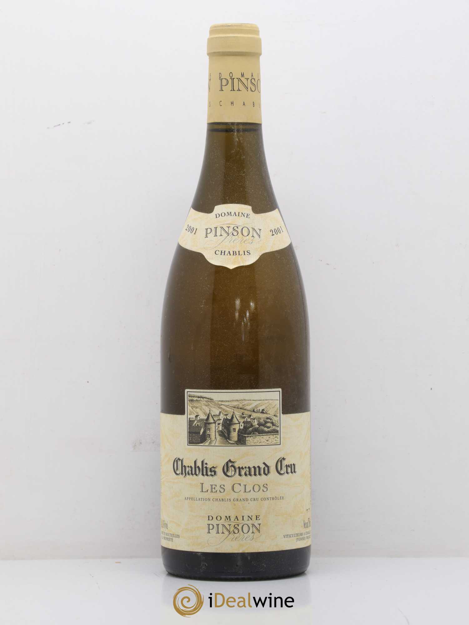 Chablis Grand Cru Les Clos Pinson Frères (Domaine) 2001 - Lot de 1 bouteille - 0