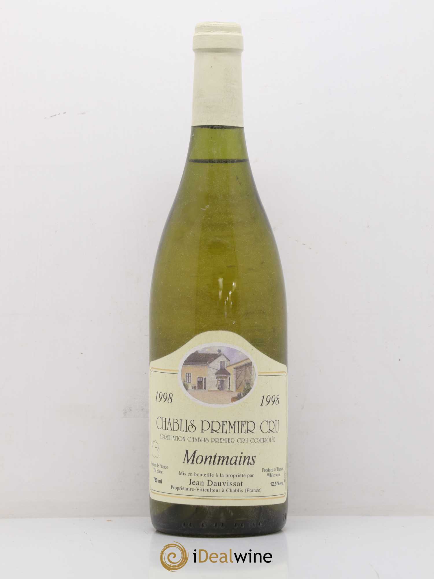 Chablis 1er Cru Montmains Jean Dauvissat 1998 - Posten von 1 Flasche - 0