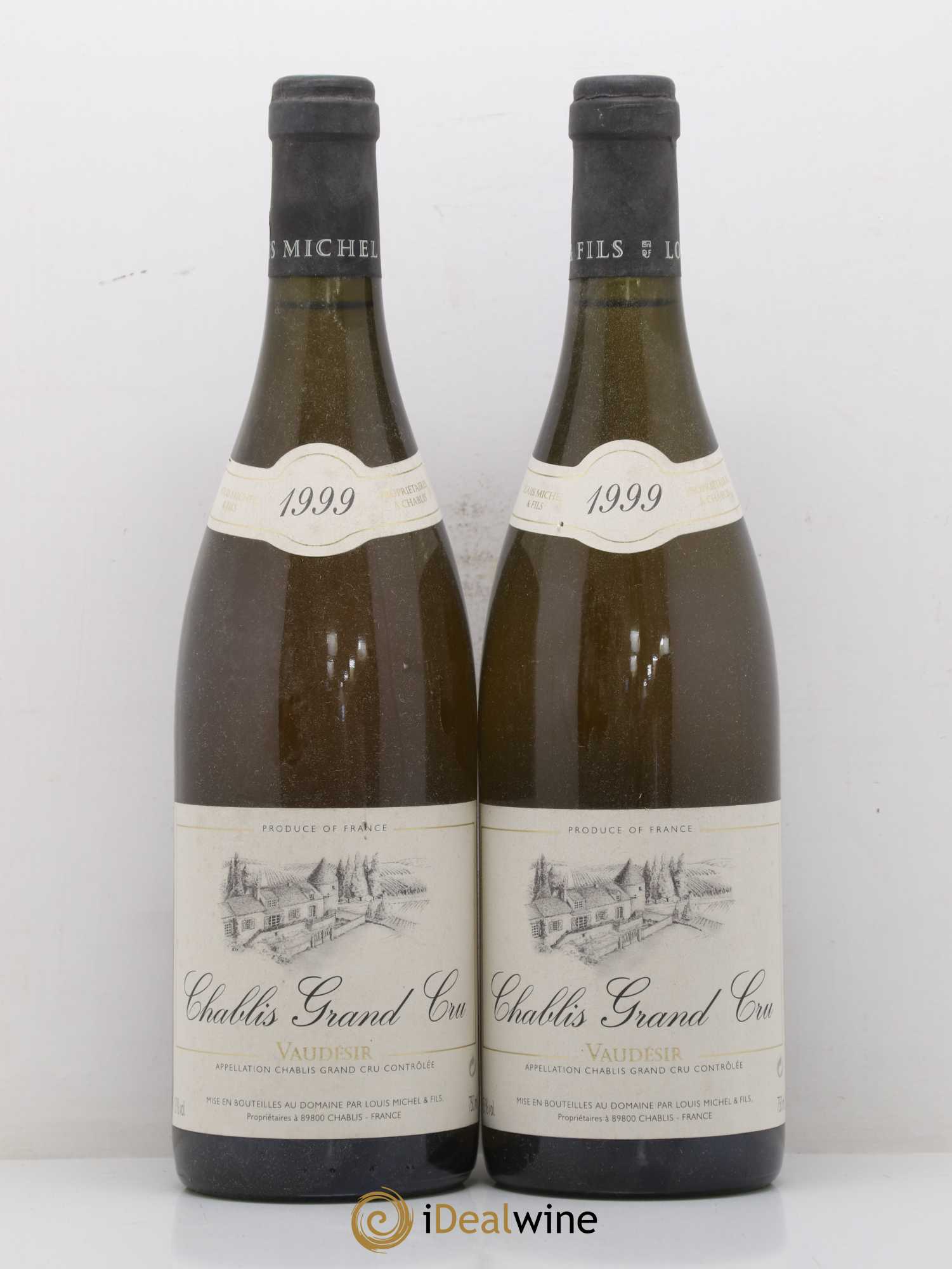 Chablis Grand Cru Vaudésir Louis Michel et Fils 1999 - Lot de 2 bouteilles - 0