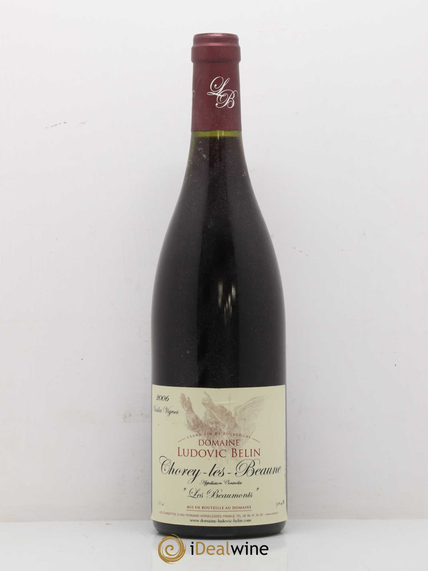 Chorey-lès-Beaune Les Beaumont Vieilles Vignes Domaine Ludovic Belin 2006 - Posten von 1 Flasche - 0